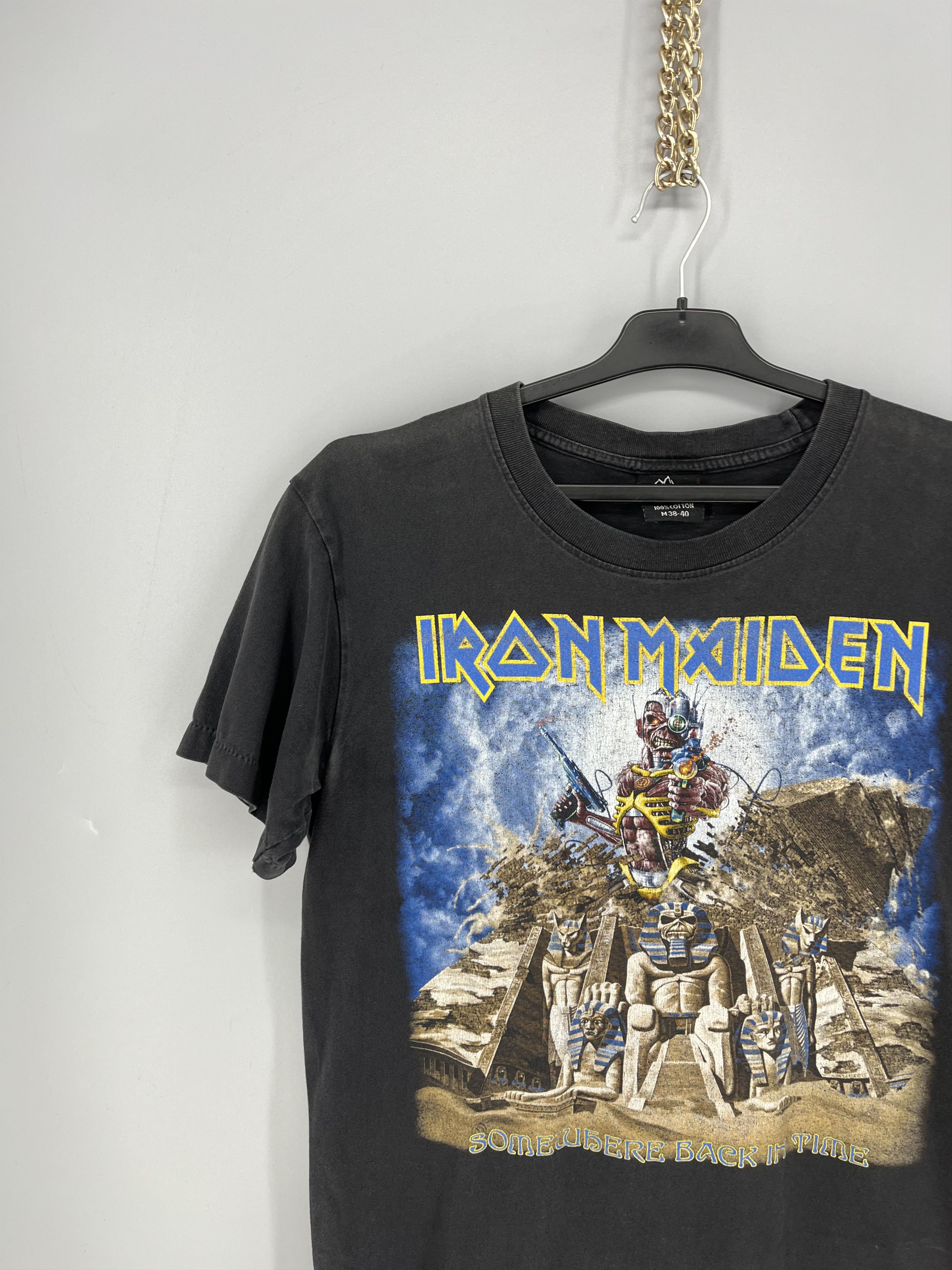 Iron Maiden Vintage Iron Maiden Double Sided Tee Vtg 90s Travis Size US M / EU 48-50 / 2 - 4 Thumbnail