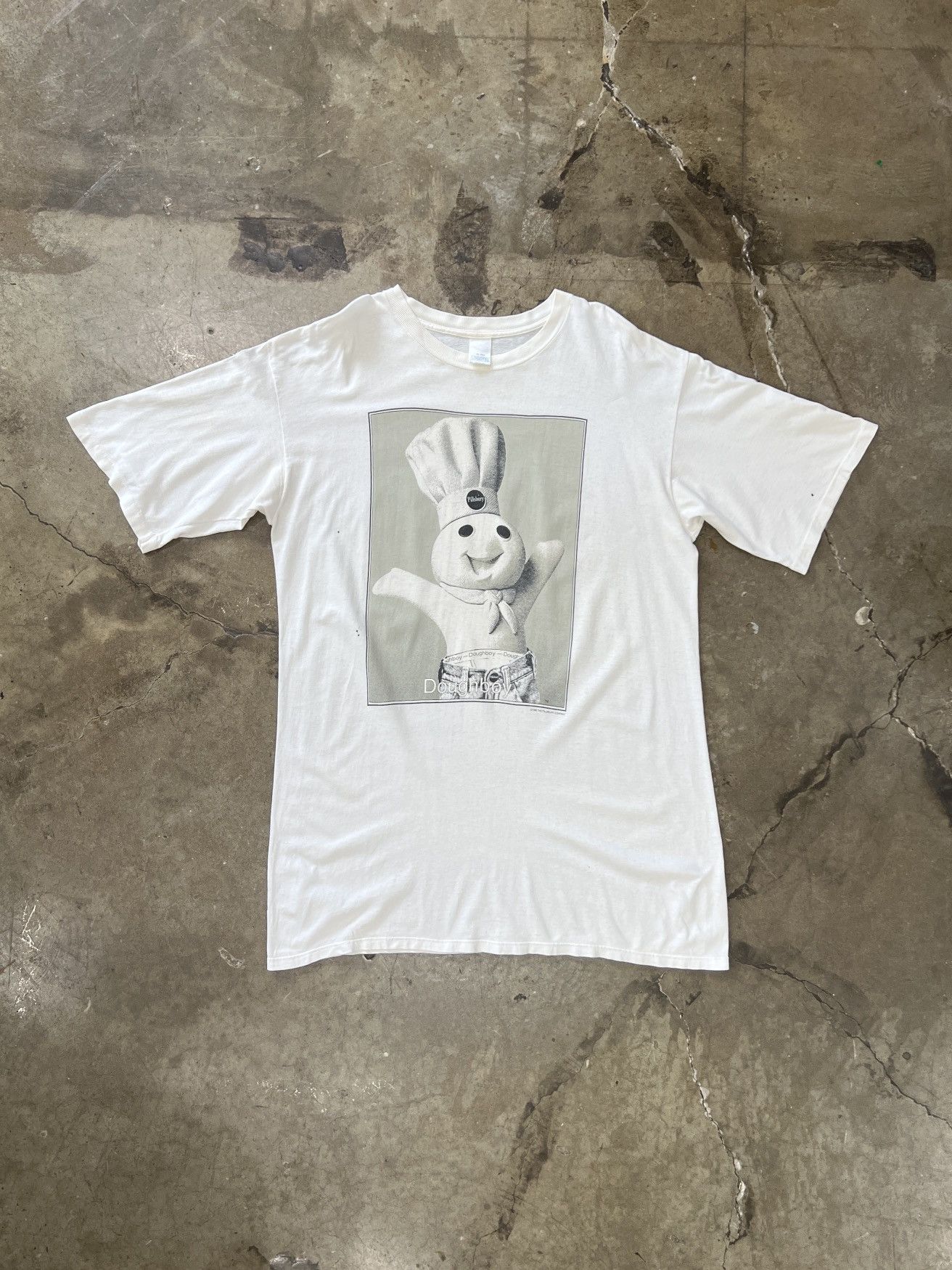 Vintage Vintage 1996 Pillsbury Doughboy Calvin Klein Parody Tee XL Size US XL / EU 56 / 4 - 2 Thumbnail