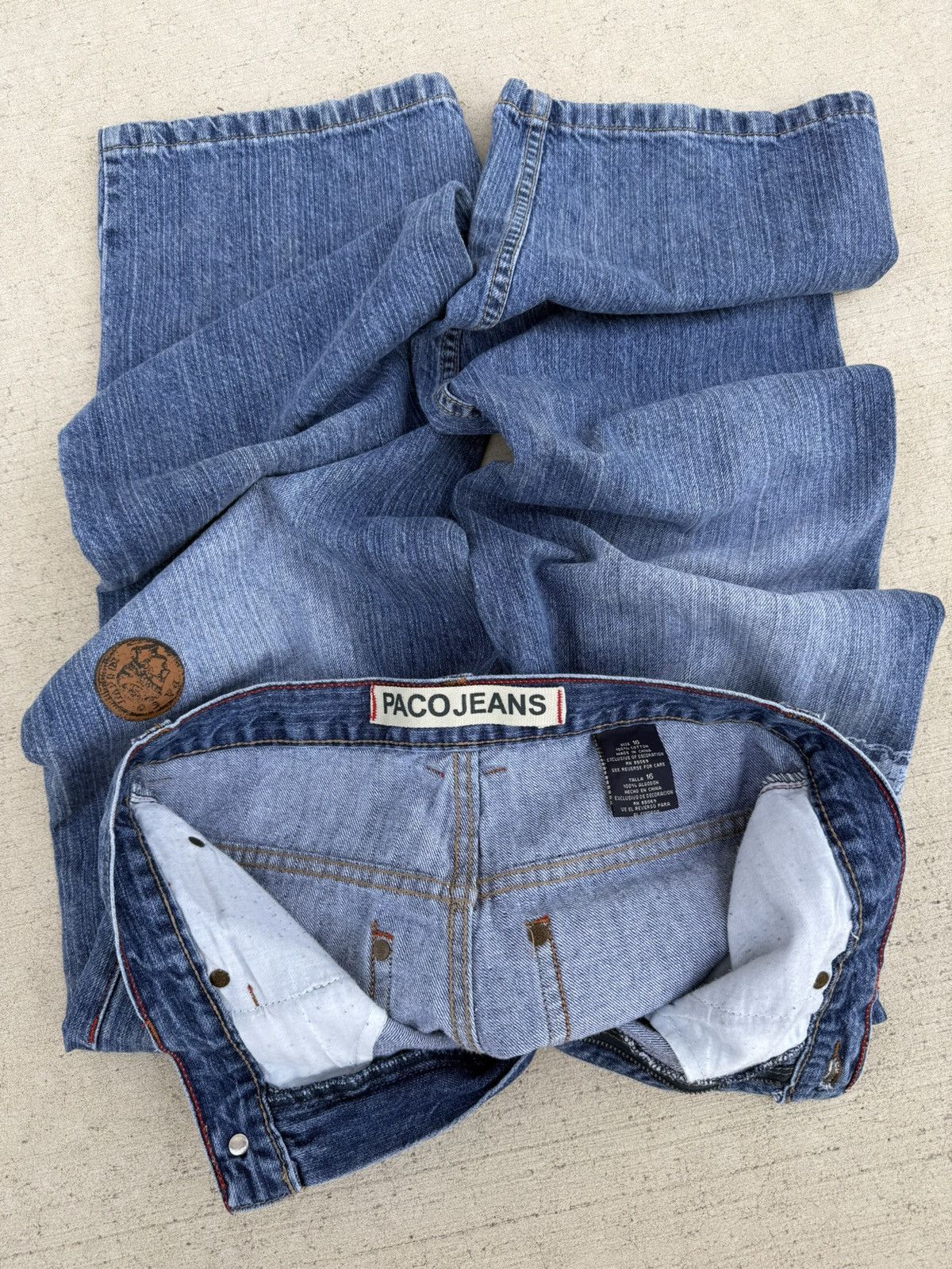 Vintage 90s vintage baggy PACO jeans Size US 28 / EU 44 - 5 Thumbnail