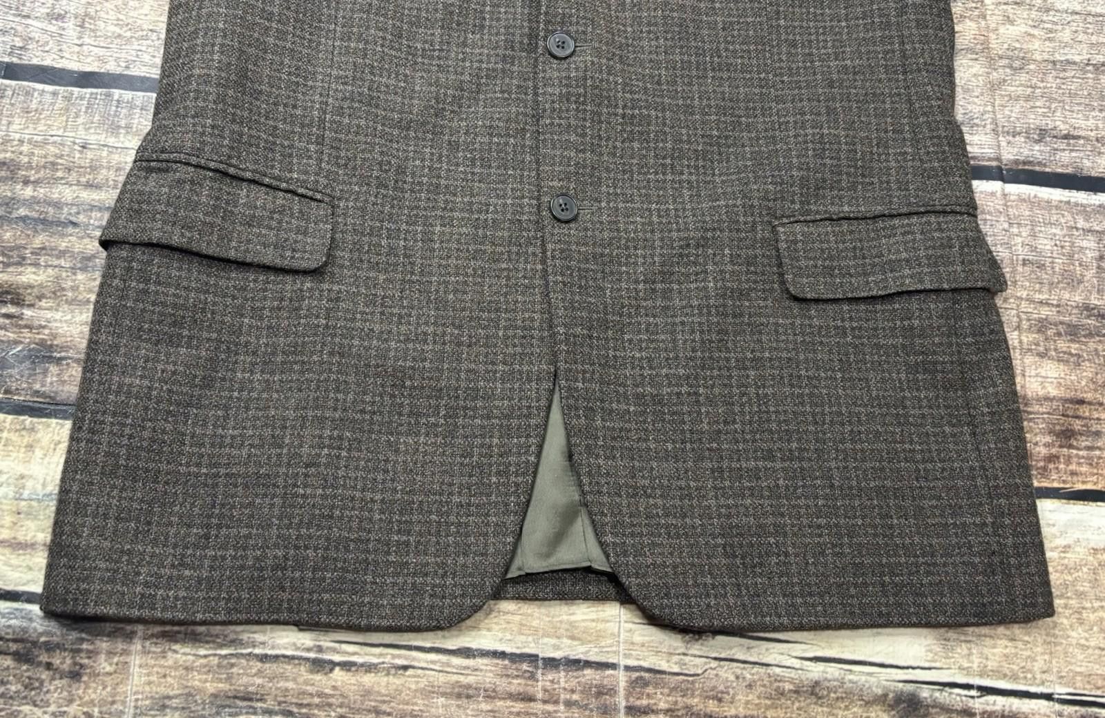 Bloomingdale's Joseph Abboud for Bloomingdales Blazer Jacket Mens 44R Wool Size 44R - 5 Thumbnail