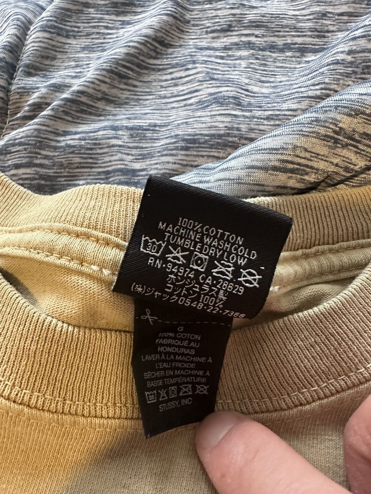 Stussy *NEW NEVER WORN* STUSSY Olive Green T Shirt Size US L / EU 52-54 / 3 - 4 Thumbnail
