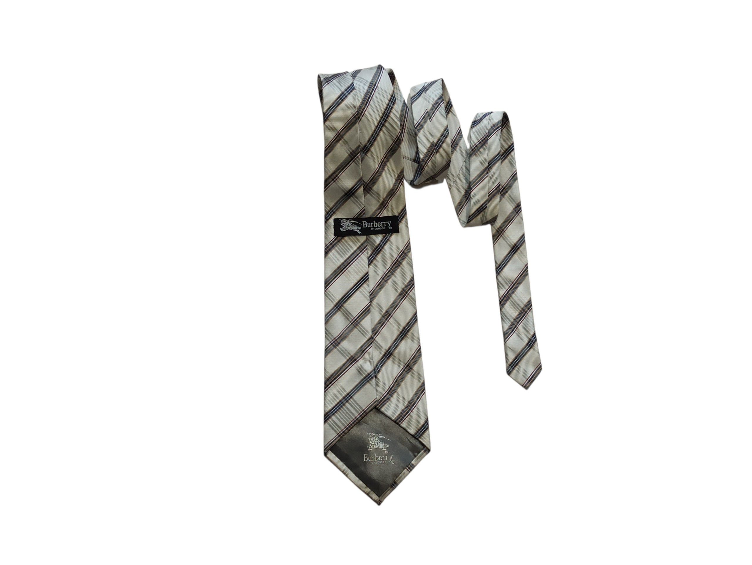Burberry Burberry Vintage Silk Tie Handmade Nova Check Classic Wide Size ONE SIZE - 4 Thumbnail