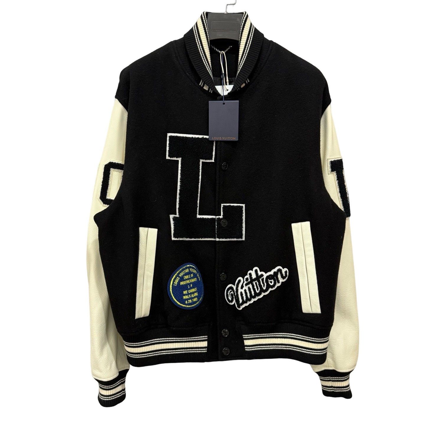 Louis Vuitton Louis Vuitton Patch Leather Sleeve Varsity Jacket 56 Size US XL / EU 56 / 4 - 1 Thumbnail