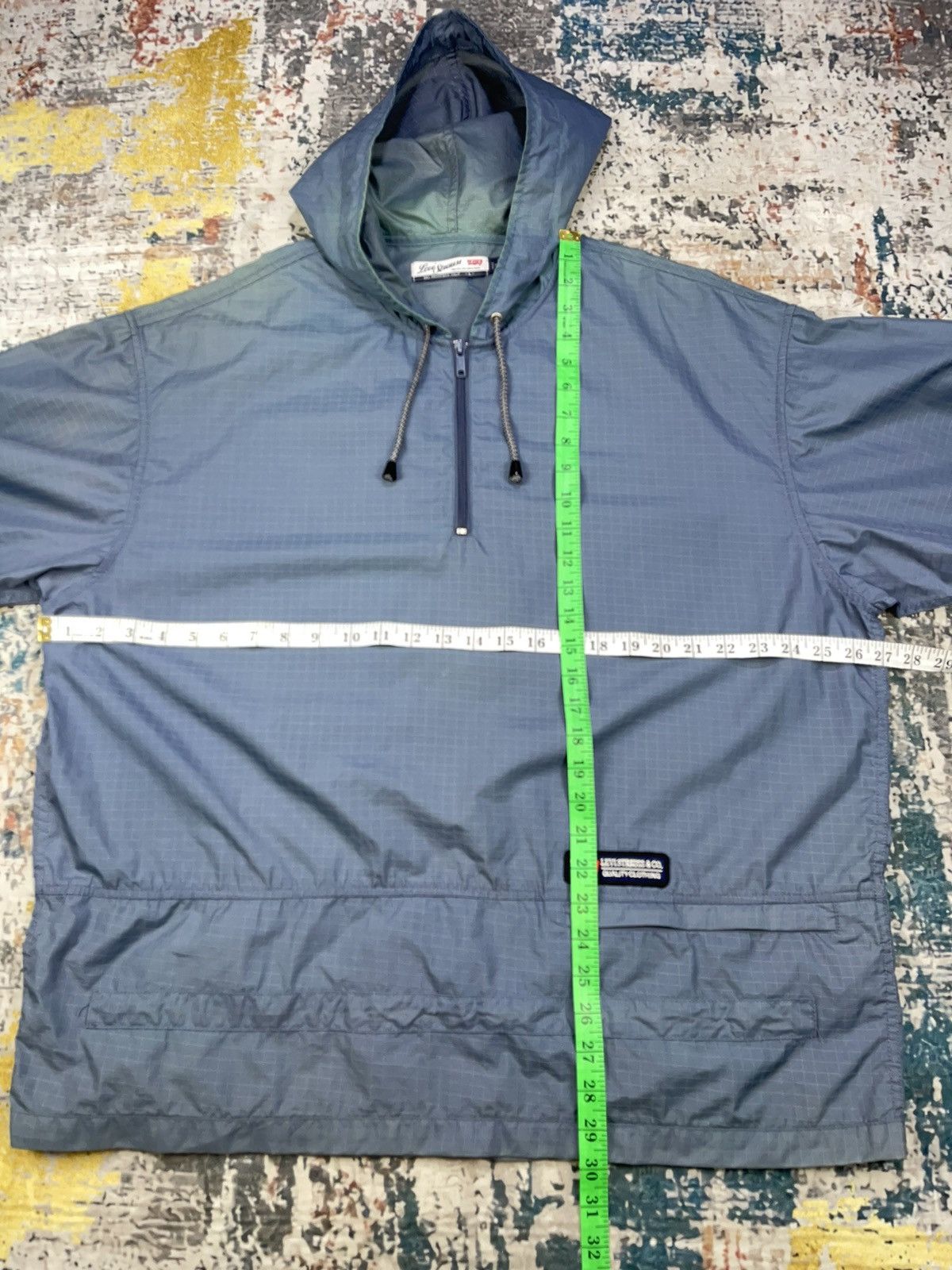 Levi's Vtg Levis Strauss Anorak Ripstop Pull Over Windbreaker Size US L / EU 52-54 / 3 - 12 Thumbnail