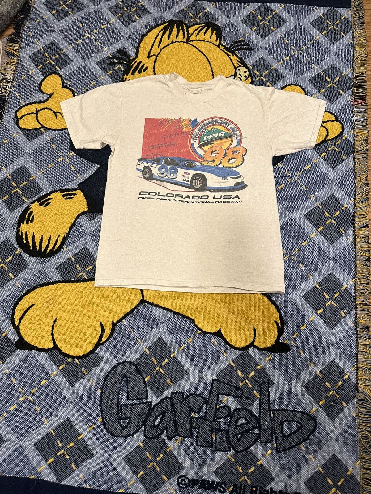 Hanes Vintage 1998 Pikes Peak Racing T Shirt Hanes Beefy Size US M / EU 48-50 / 2 - 1 Thumbnail