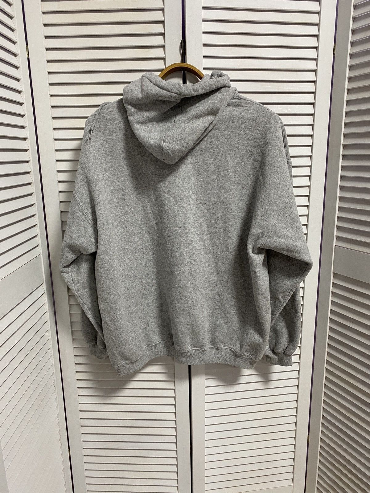 Vintage 📦 Vintage 90s Hoodie Wisconsin Track OVERSIZED YEEZY STYLE Size US XL / EU 56 / 4 - 4 Thumbnail