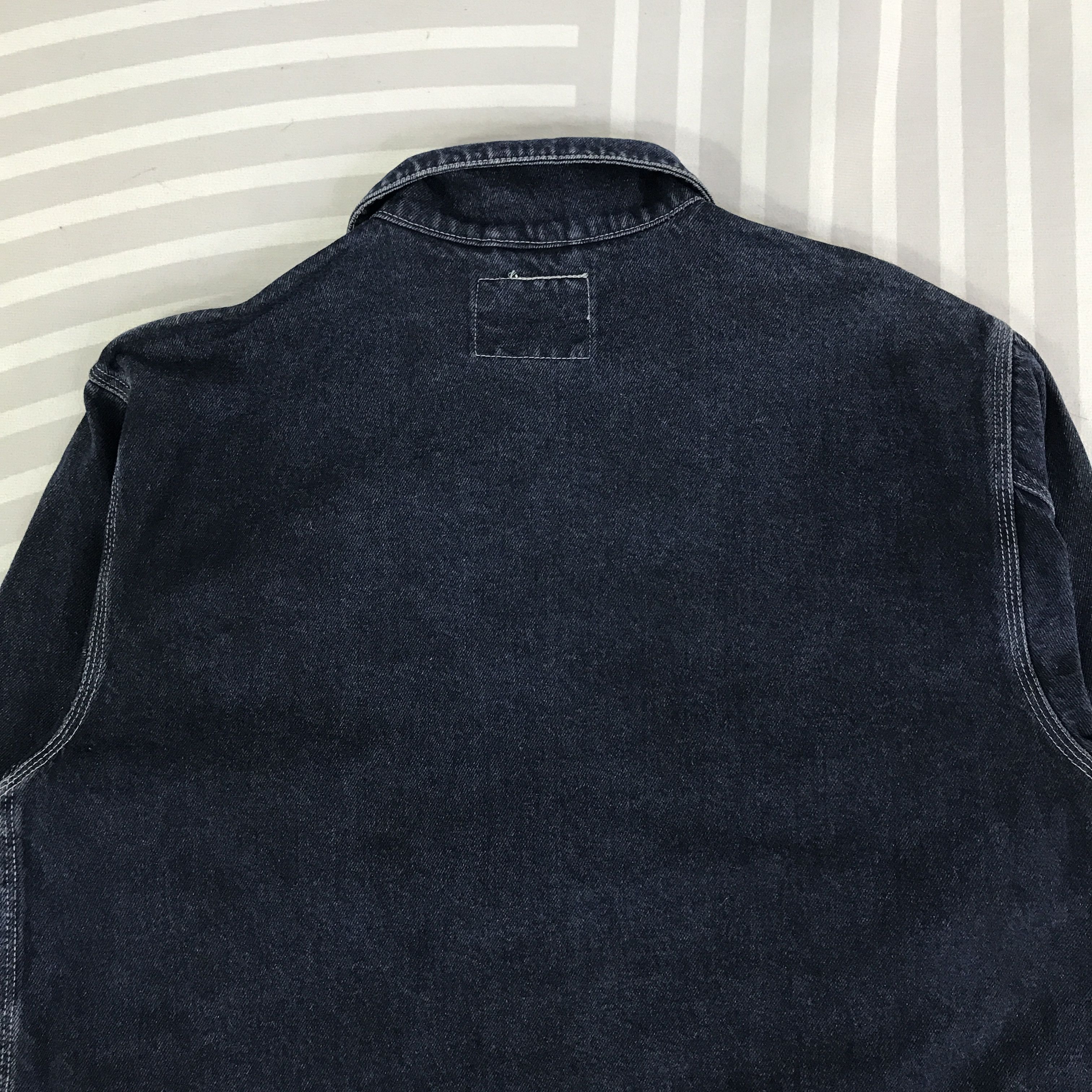 Japanese Brand Vintage Seashop Denim Button Jacket K115B7 Size US L / EU 52-54 / 3 - 4 Thumbnail