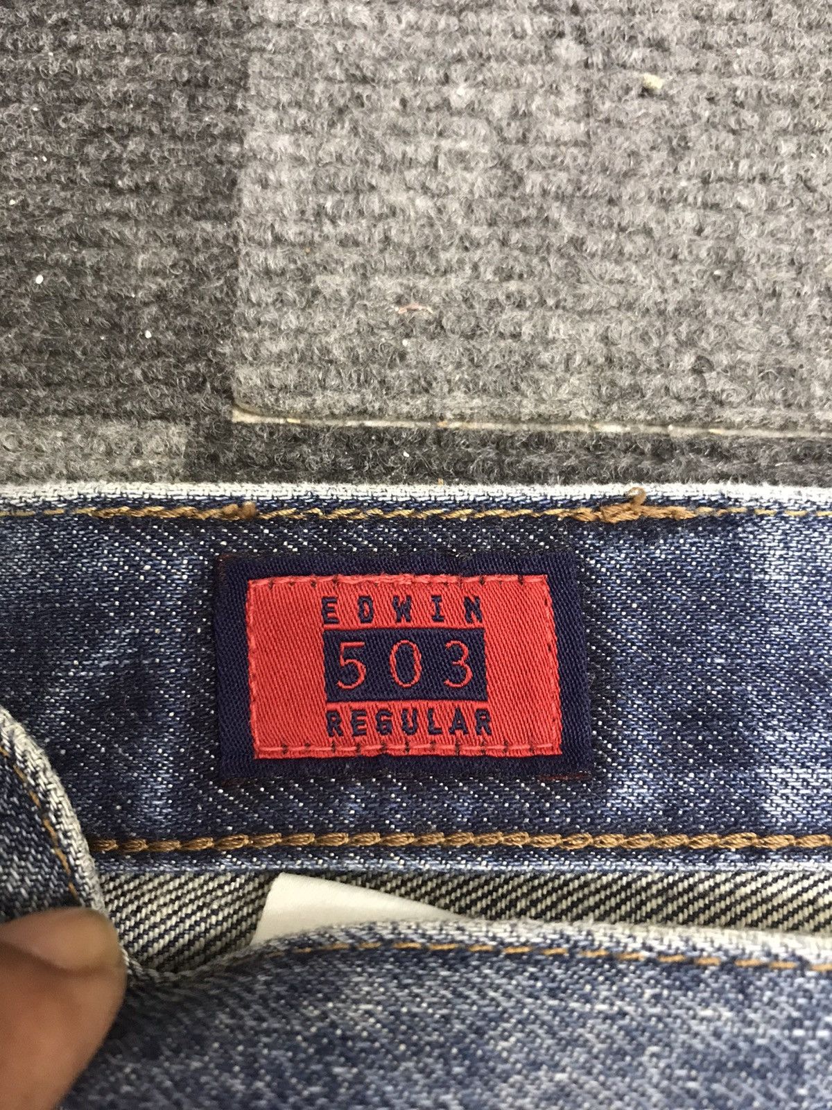 Edwin × Japanese Brand 💥MINIMALIST💥EDWIN 503 REGULAR DENIM F437 Size US 29 - 9 Thumbnail