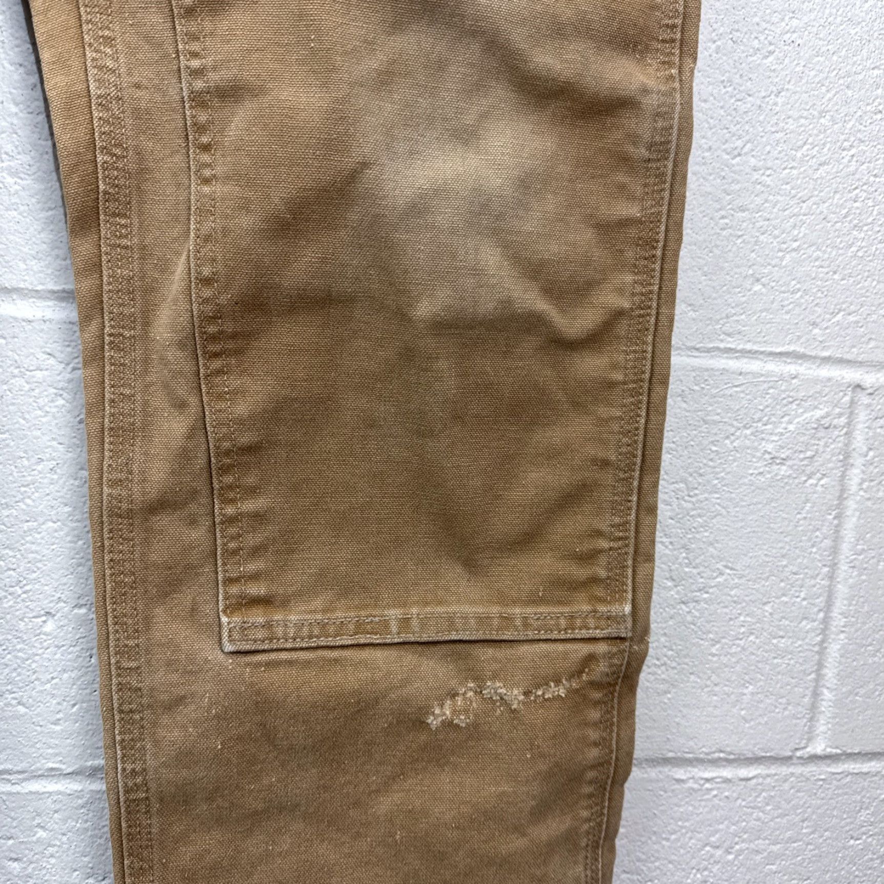 Carhartt Carhartt Men’s Canvas Carpenter Pants 33x32 Brown Workwear Work Pants Straight Fit Durable Size US 33 - 6 Thumbnail