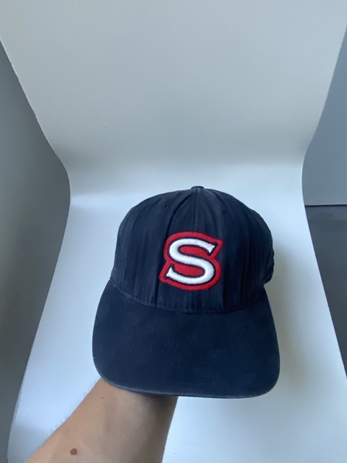 Stussy Vintage 90s Stussy S Logo Cap - Washed Blue / Purple Size ONE SIZE - 1 Thumbnail