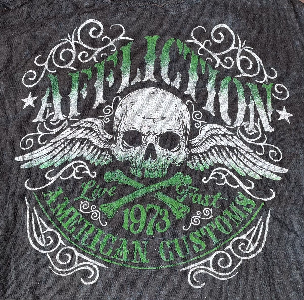 Affliction Rare Y2k Affliction Live Fast Reversible Thermal Longsleeve Size US XXL / EU 58 / 5 - 2 Thumbnail