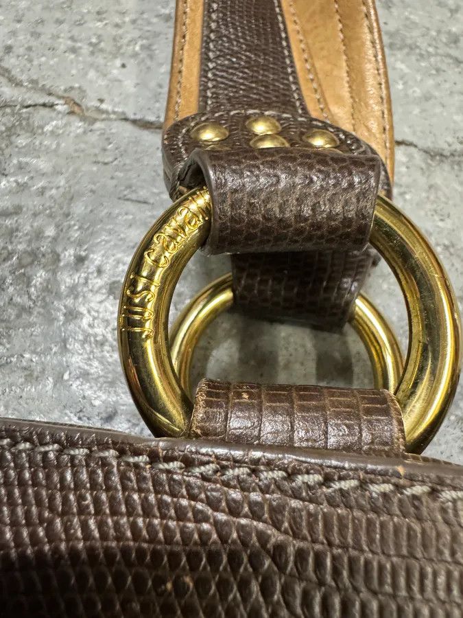 Just Cavalli × Vintage AW2010 Cavalli Fringe Cowboy Brown Leather Handle Bag Size ONE SIZE - 6 Thumbnail