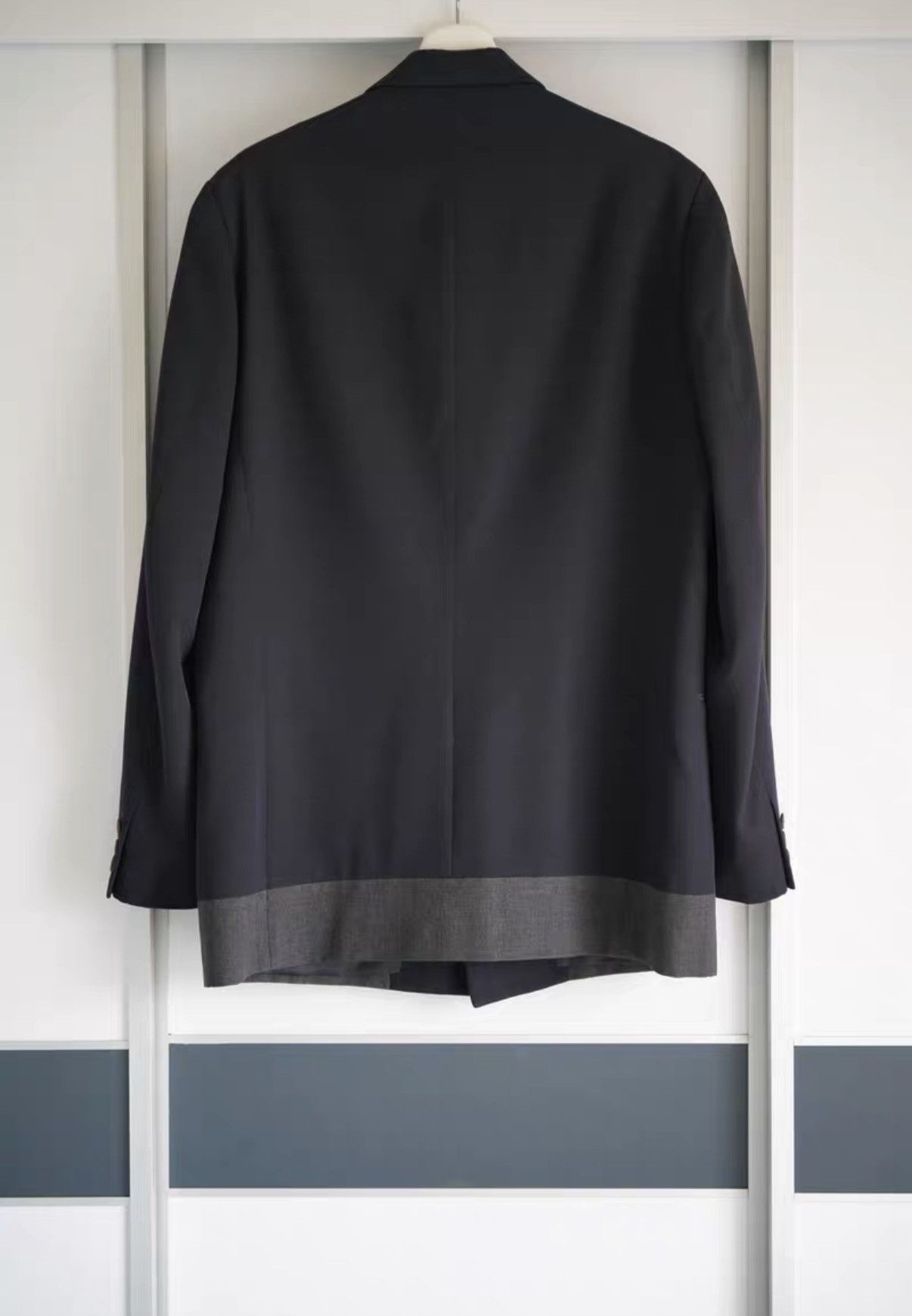 Yohji Yamamoto Yohji Yamamoto 01aw Mafia Cashmere Panel Blazer K4 Size US L / EU 52-54 / 3 - 2 Thumbnail