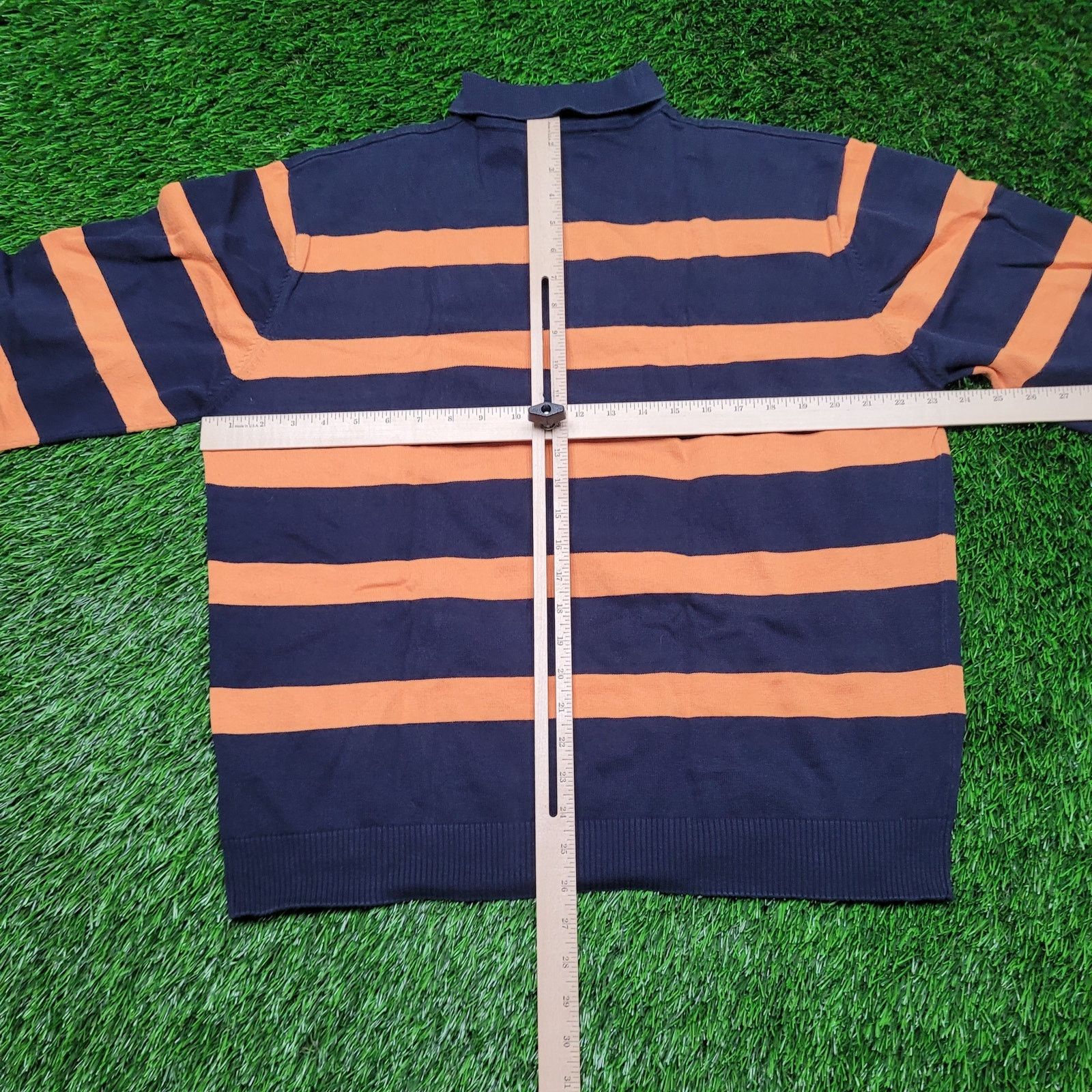 Abercrombie & Fitch VTG 90s Abercrombie & Fitch Knit Long Sleeve Polo Sweater XL Size US XL / EU 56 / 4 - 4 Thumbnail