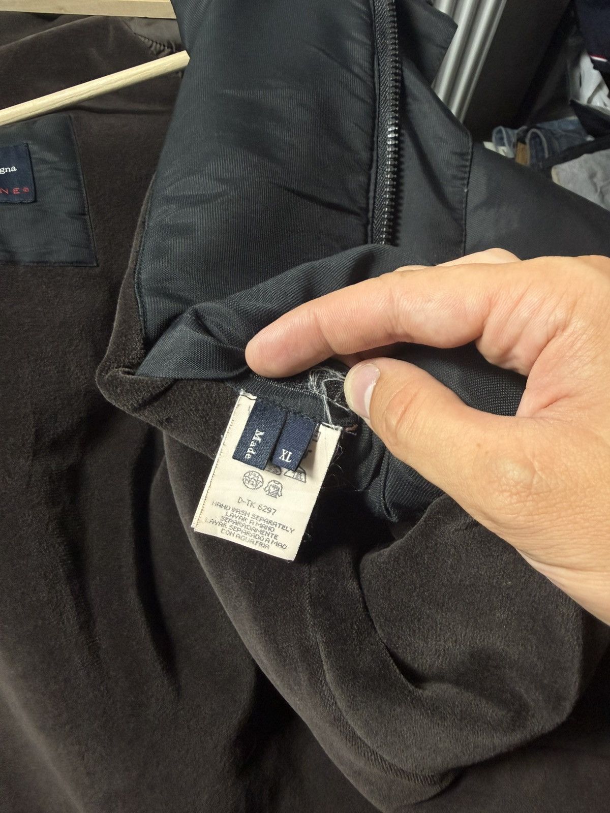 Ermenegildo Zegna Ermenegildo Zegna Microtene Jacket Black XL Wool Silk Coat Size US XL / EU 56 / 4 - 15 Thumbnail