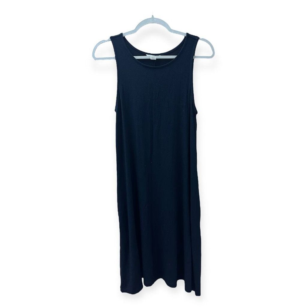 Nordstrom Caslon Sleeveless Swing Dress in Black Size XS / US 0-2 / IT 36-38 - 3 Thumbnail