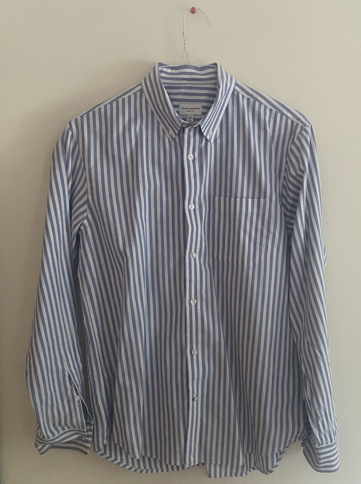 Club Monaco Club monaco blue and white vertical stripe button up Size US M / EU 48-50 / 2 - 1 Thumbnail