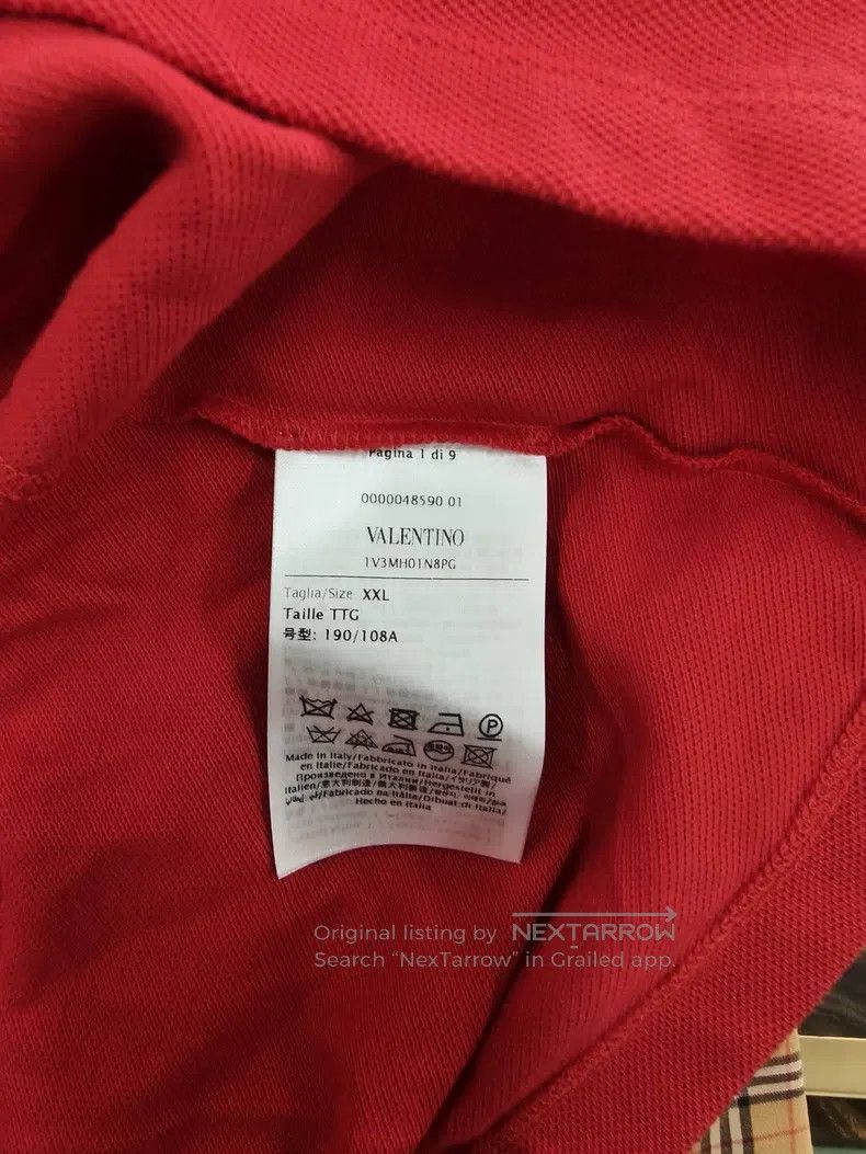 Valentino Valentino Logo embroidered short-sleeved polo shirt Size US XXL / EU 58 / 5 - 5 Thumbnail