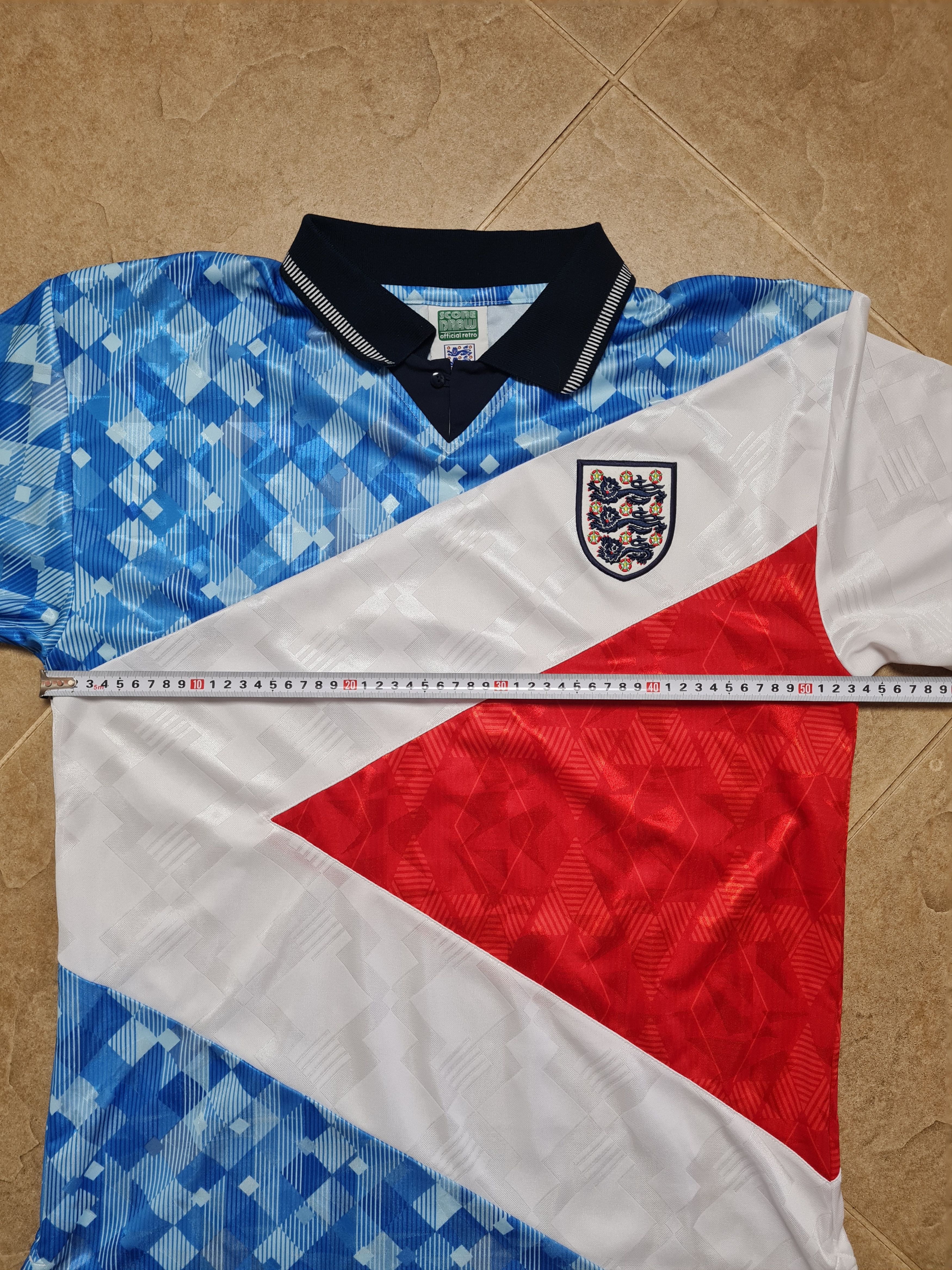 Other England Retro Remake Special Football Jersey Score Draw Size US L / EU 52-54 / 3 - 5 Thumbnail