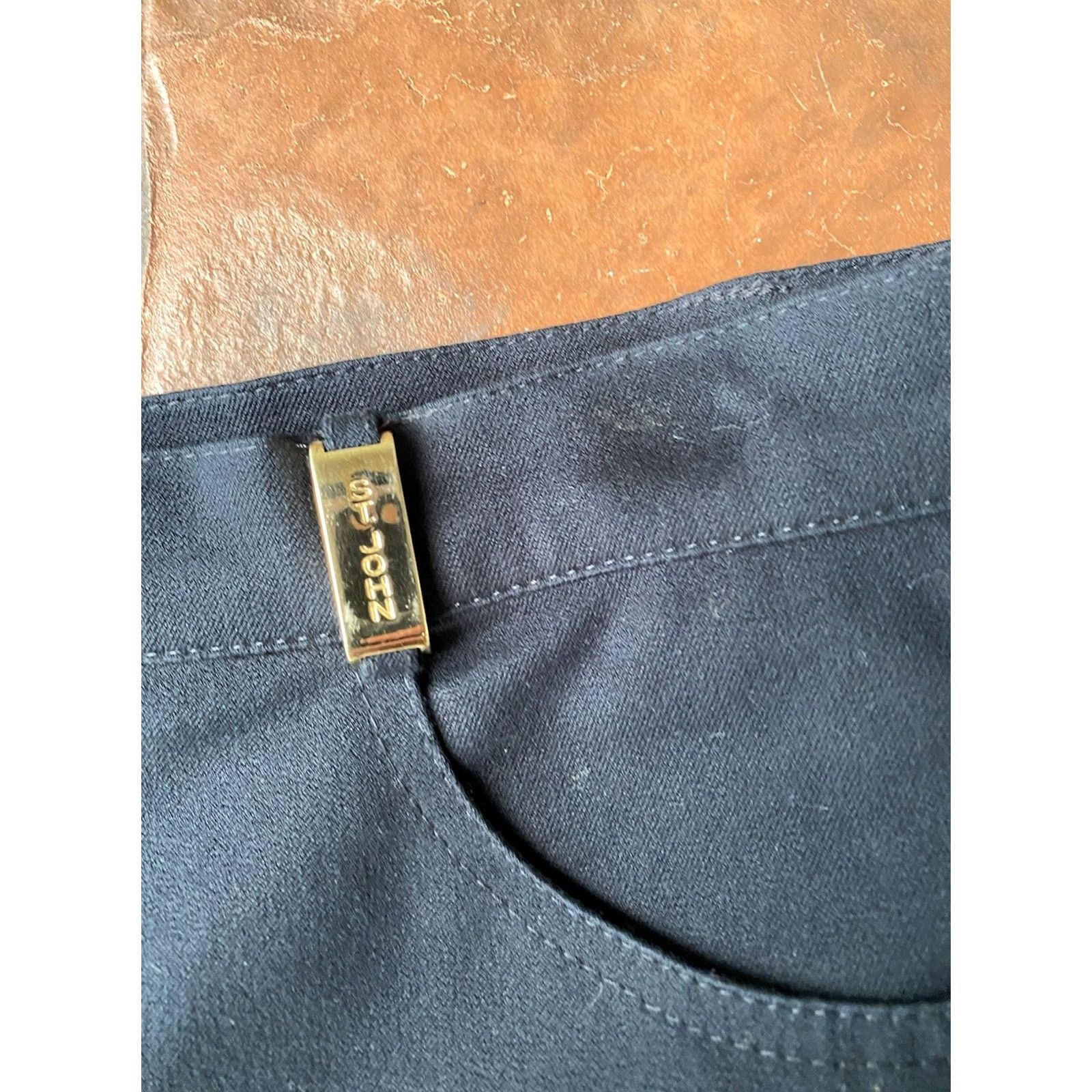 Vintage VINTAGE? No. St John Sport By Marie Gray Straight Pants Women's 10 Black Shoes? Size 32" / US 10 / IT 46 - 4 Thumbnail