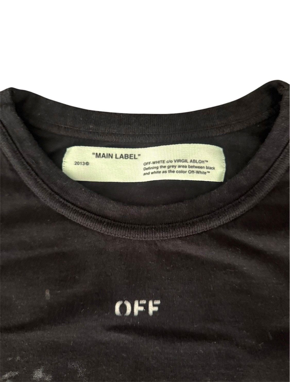 Off-White Off-White Galaxy Brushed Arrow T-Shirt Size US S / EU 44-46 / 1 - 16 Thumbnail