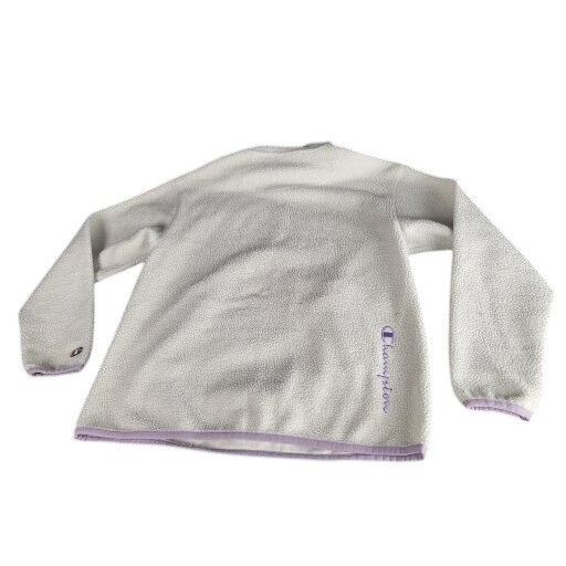 Champion Champion Cream Sherpa 1/4 Zip Sweater Women Sz XS Urban Outf Size XS / US 0-2 / IT 36-38 - 2 Thumbnail