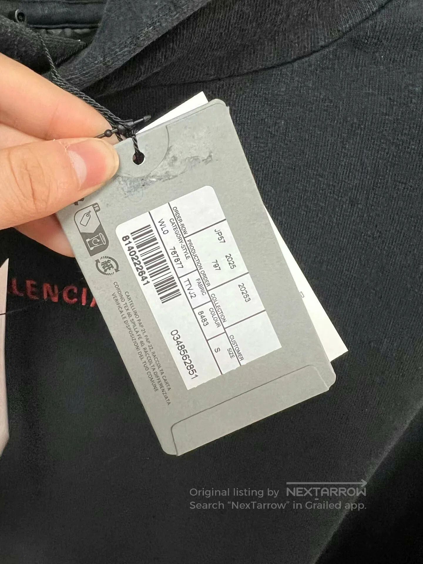 Balenciaga balenciaga new logo hoodie in black. Size US S / EU 44-46 / 1 - 3 Thumbnail