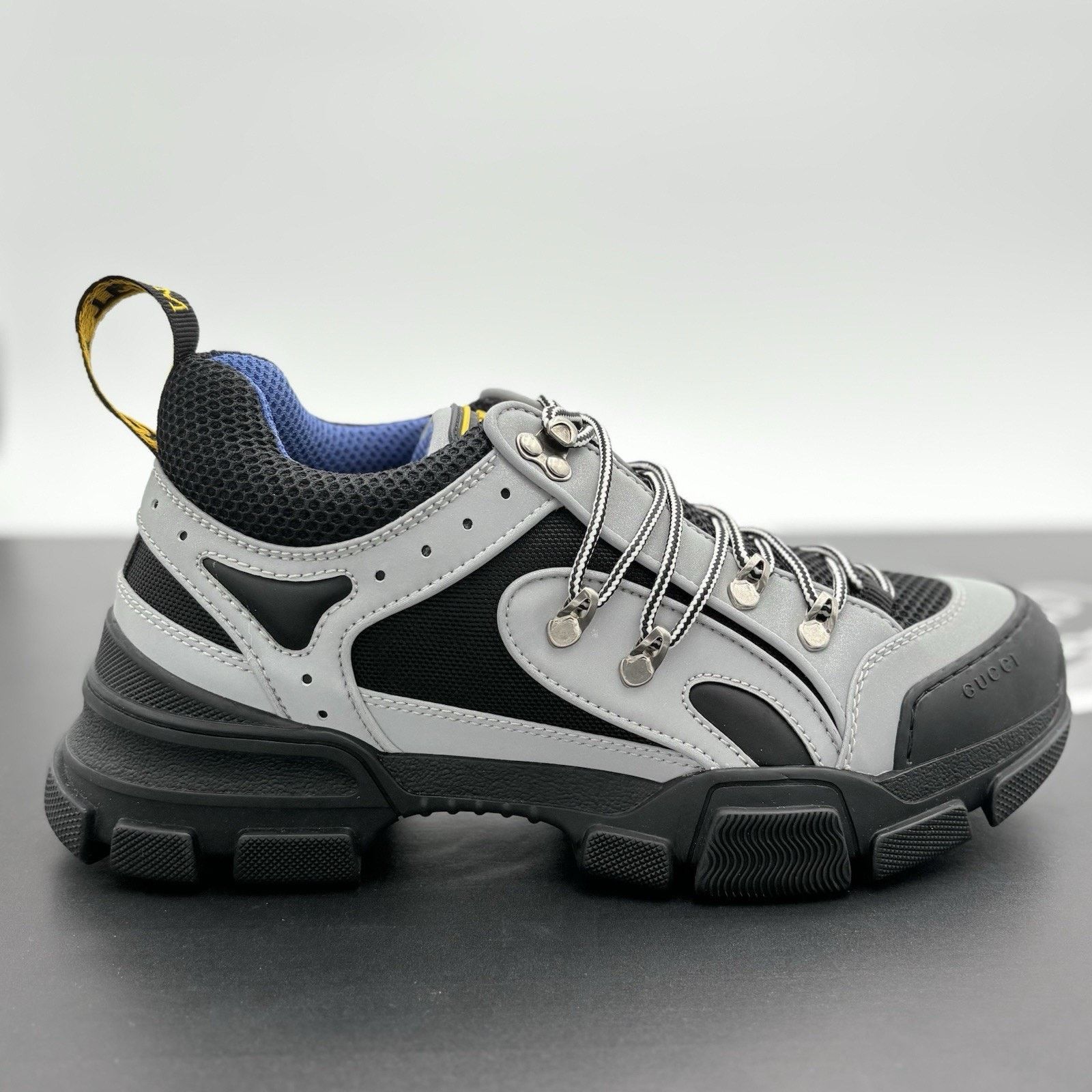 Gucci Gucci Flashtrek SEGA ' Reflective Grey ' | NEW! Size US 8.5 / EU 41-42 - 2 Thumbnail
