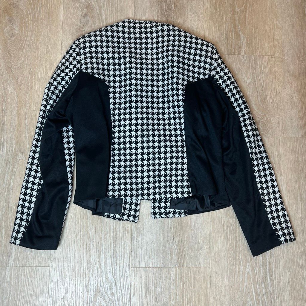Vintage Russell Kemp Vintage Houndstooth Open Front Long Sleeve Blazer Jacket Women’s XL Size XL / US 12-14 / IT 48-50 - 11 Thumbnail