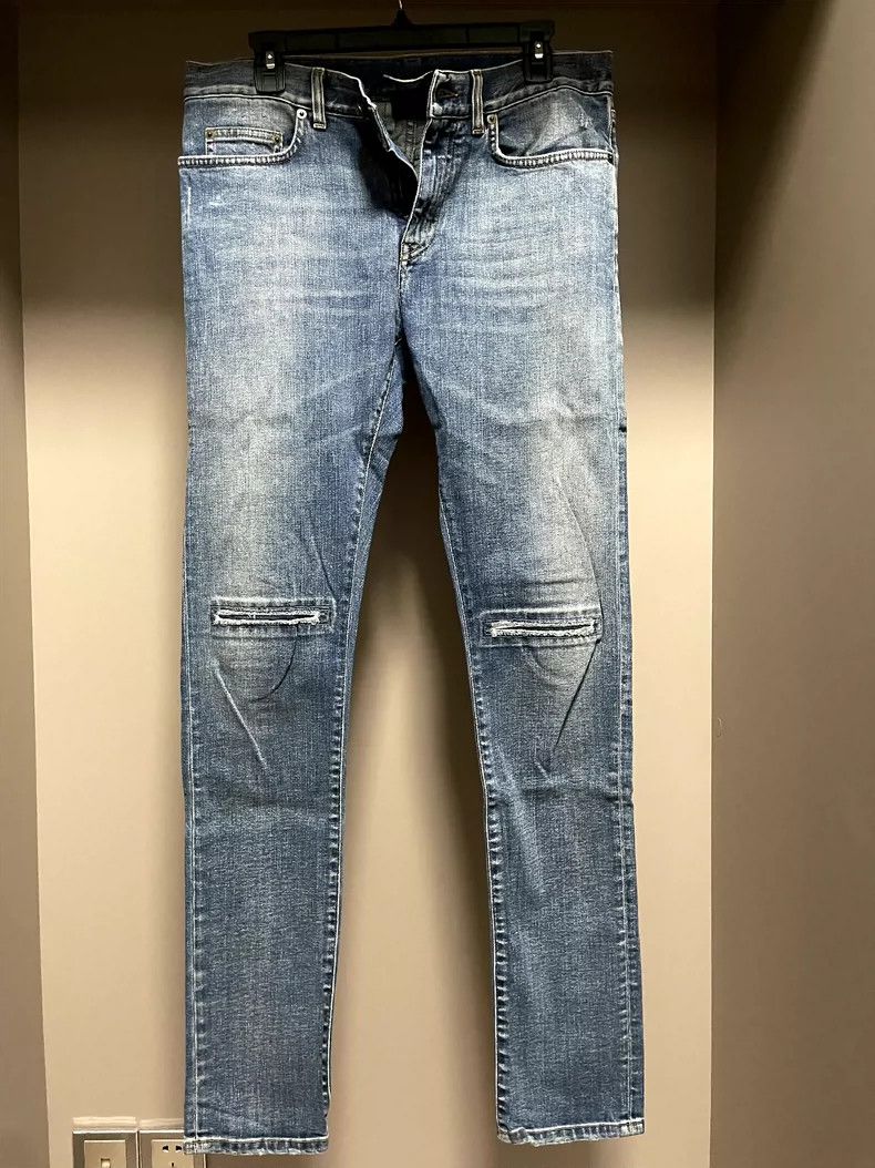 Saint Laurent Paris Saint Laurent Blue Denim Jeans Size 32 Size US 32 / EU 48 - 1 Thumbnail
