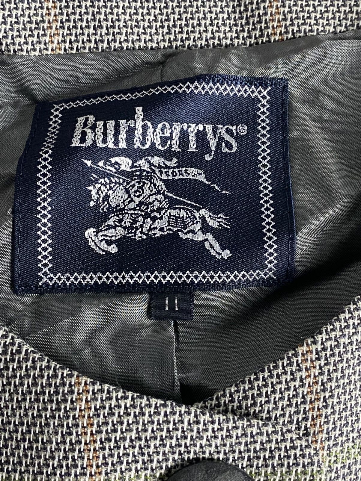 Burberry × Burberry Prorsum × Vintage Vintage Burberrys Wool Blend Tweed Jacket Size US M / EU 48-50 / 2 - 3 Thumbnail