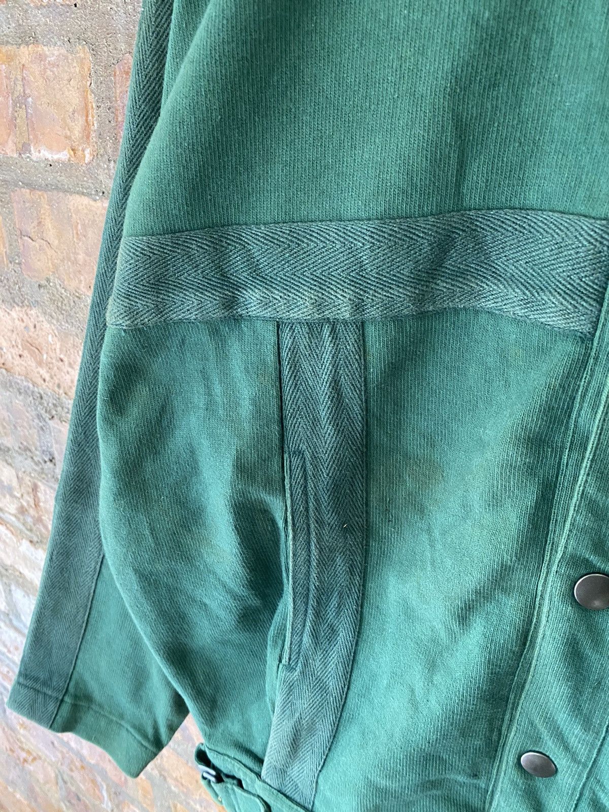 Issey Miyake 1990s Bondage Green Jacket Size US M / EU 48-50 / 2 - 7 Thumbnail