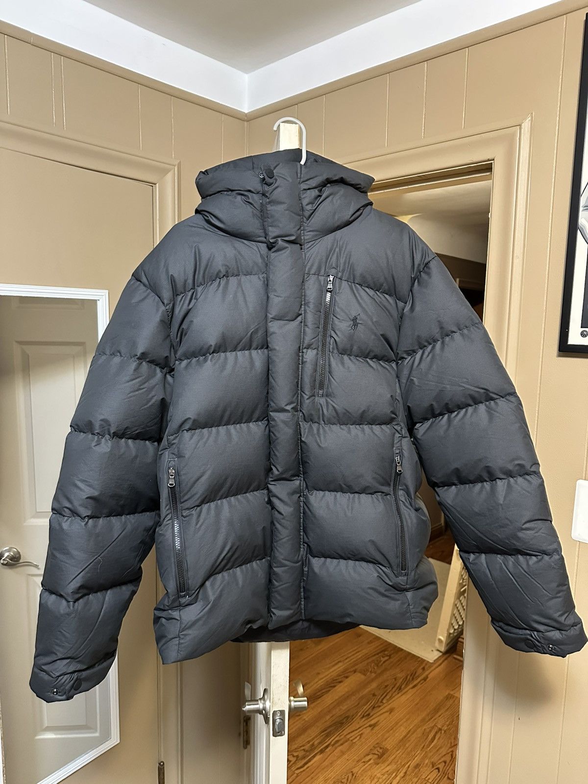 Polo Ralph Lauren Mens The Gorham Down Jacket Grey HeatherXL