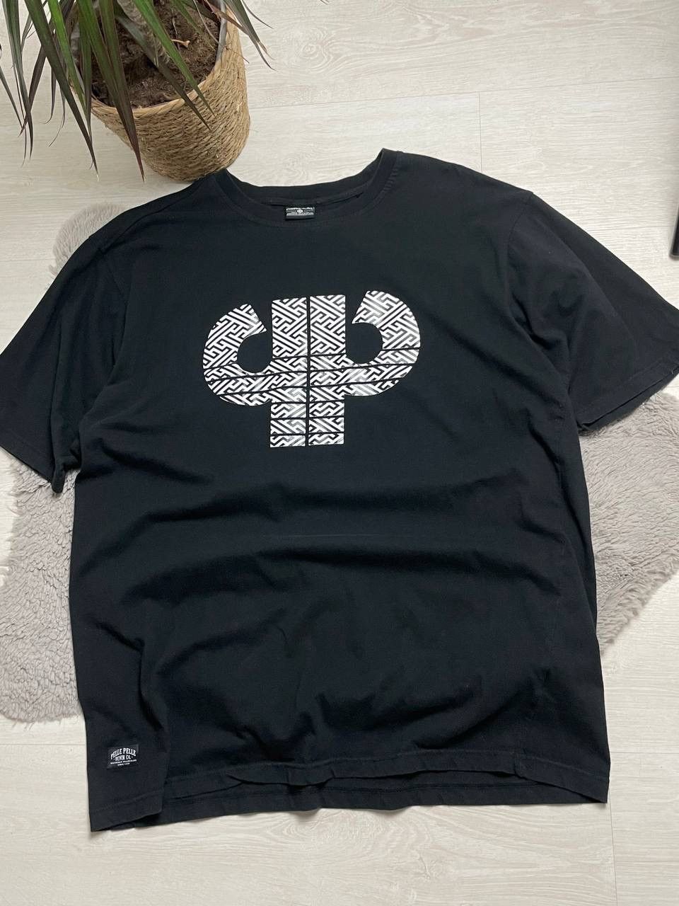 Pelle Pelle × Rap Tees Pelle Pelle Rap Shirt Oversized Center Logo Y2K Affliction Size US XXL / EU 58 / 5 - 2 Thumbnail