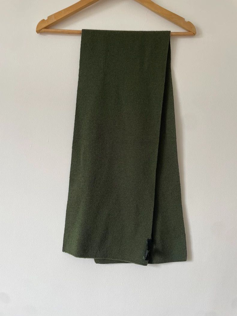 Helmut Lang Helmut Lang size 0SOlive Green Wool Scarf 2501-Nextarrow Size ONE SIZE - 1 Thumbnail
