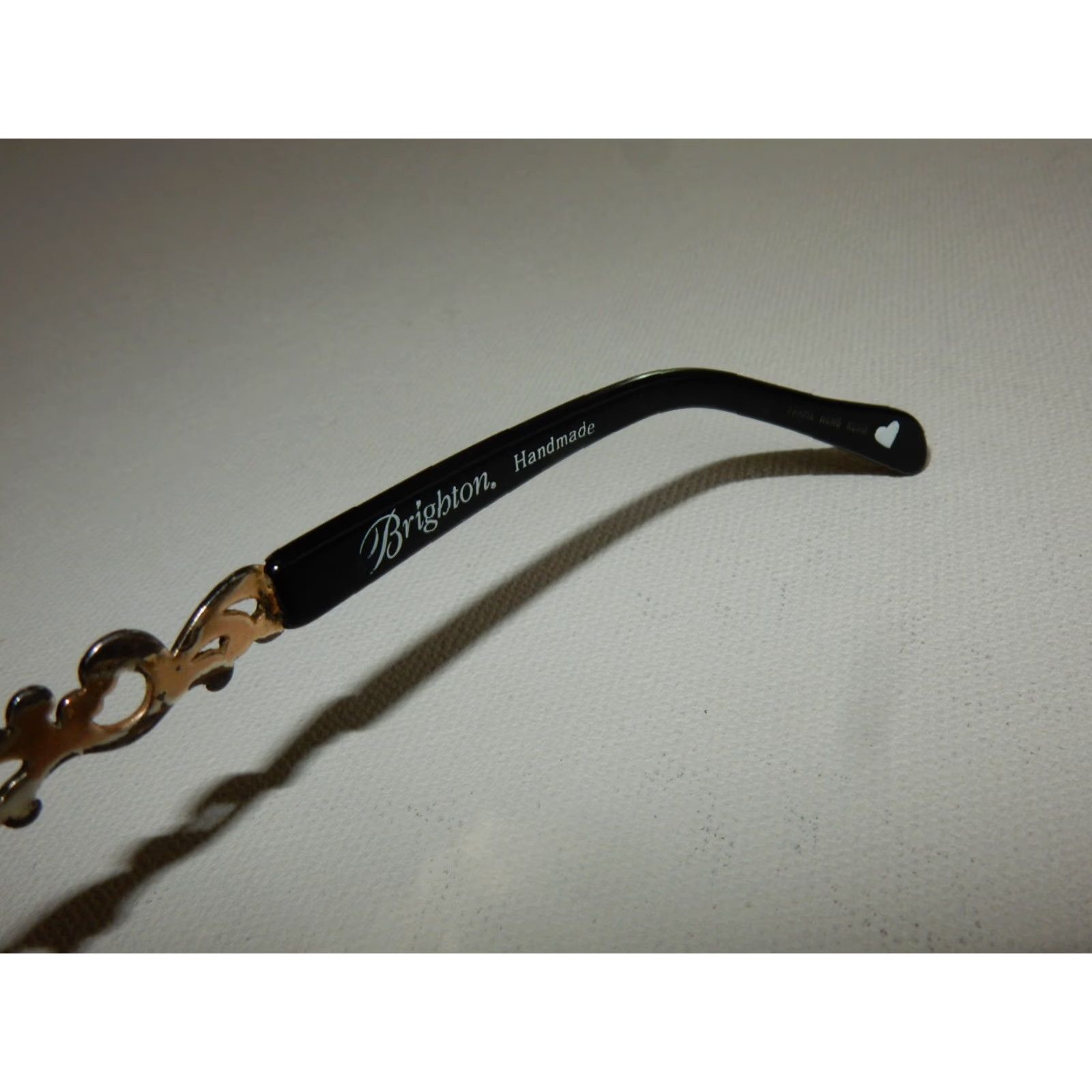 Brighton VINTAGE Brighton Sunglasses Women Black 025 Size ONE SIZE - 5 Thumbnail