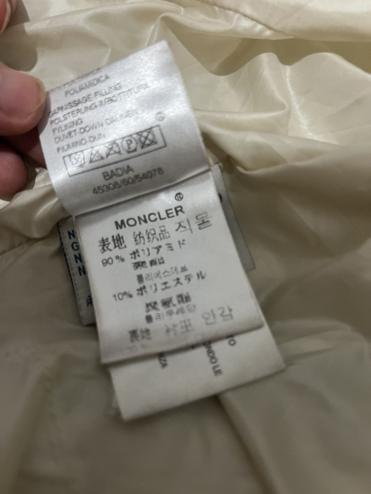 Moncler Doudoune Moncler BADIA vintage. Condition parfaite. Size XS / US 0-2 / IT 36-38 - 8 Thumbnail