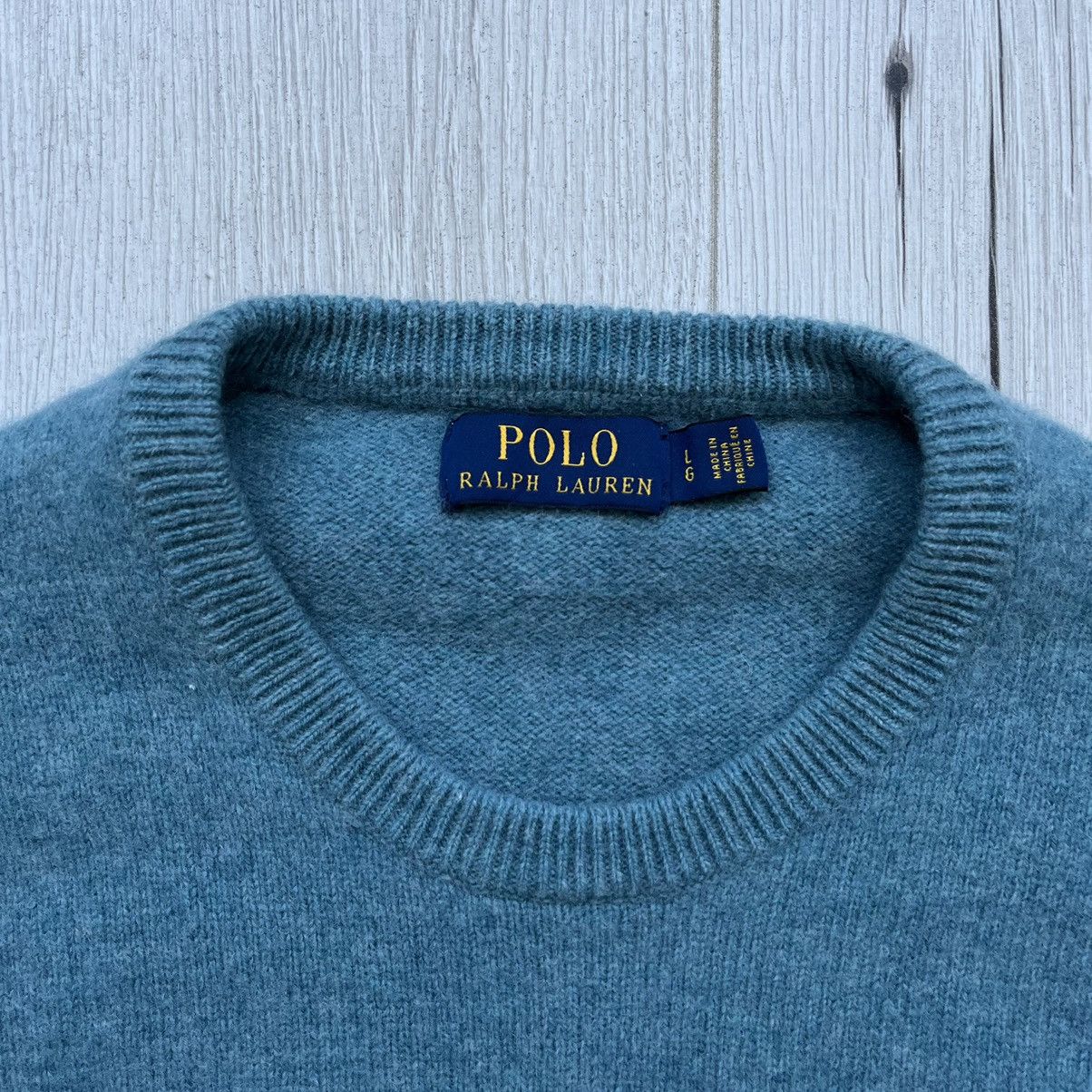 Polo Ralph Lauren Vintage Polo Ralph Lauren Wool Blue Sweater Preppy Crewneck Size US M / EU 48-50 / 2 - 4 Thumbnail