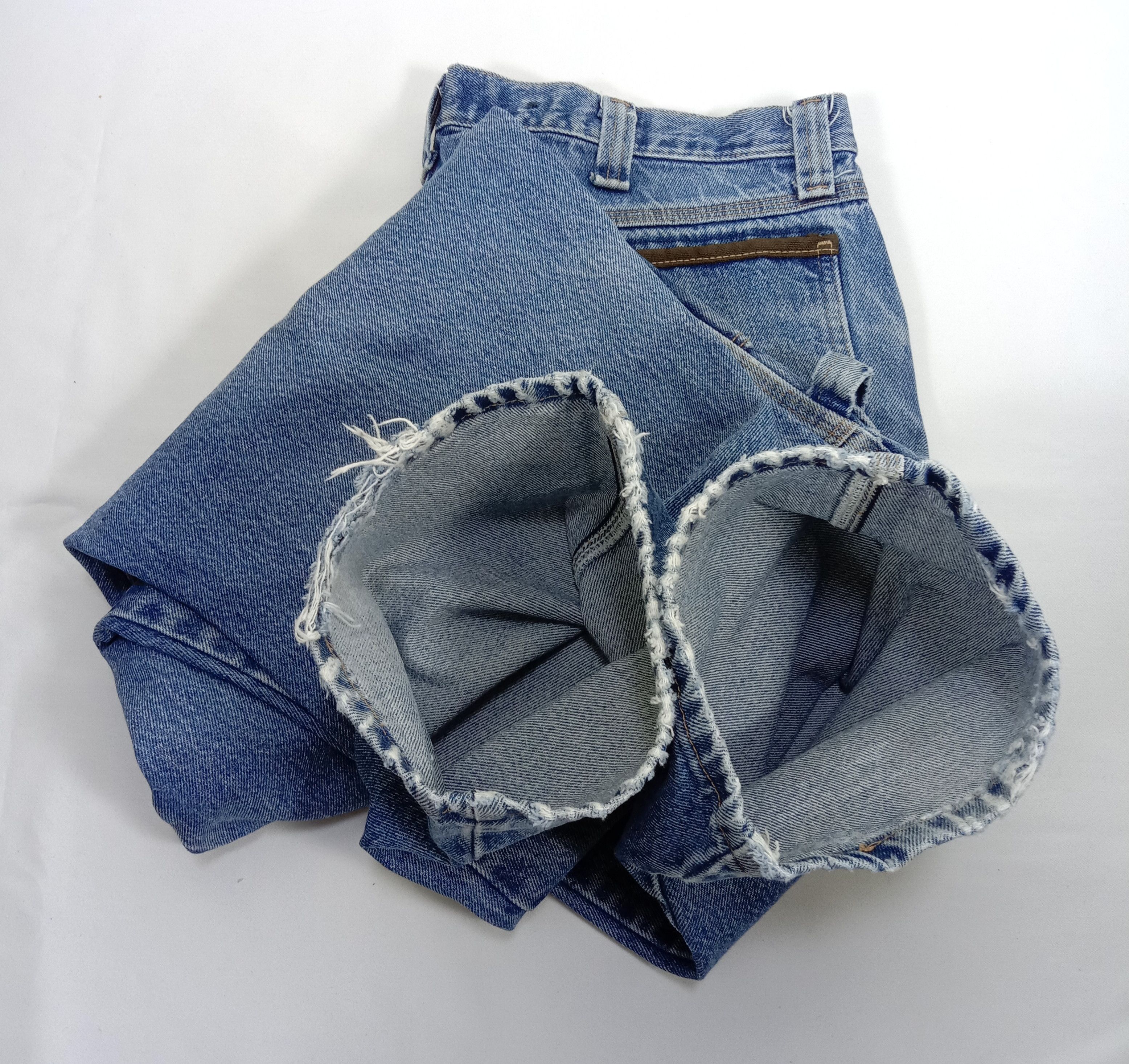 Wrangler Vintage Wrangler Rigg Workwear Faded Blue Double Knee Jeans Size US 37 - 16 Thumbnail