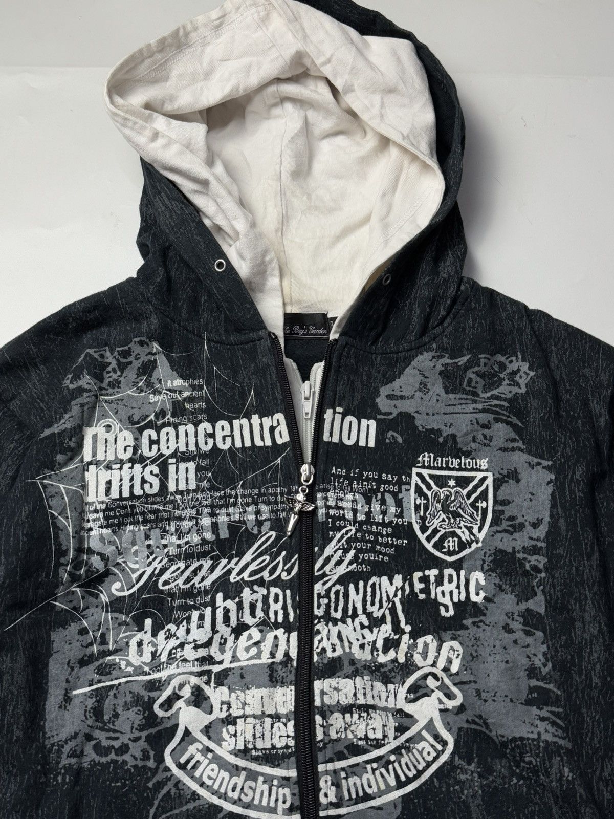 If Six Was Nine Double Layers Spider Poem Japanese Hoodie Size US M / EU 48-50 / 2 - 3 Thumbnail