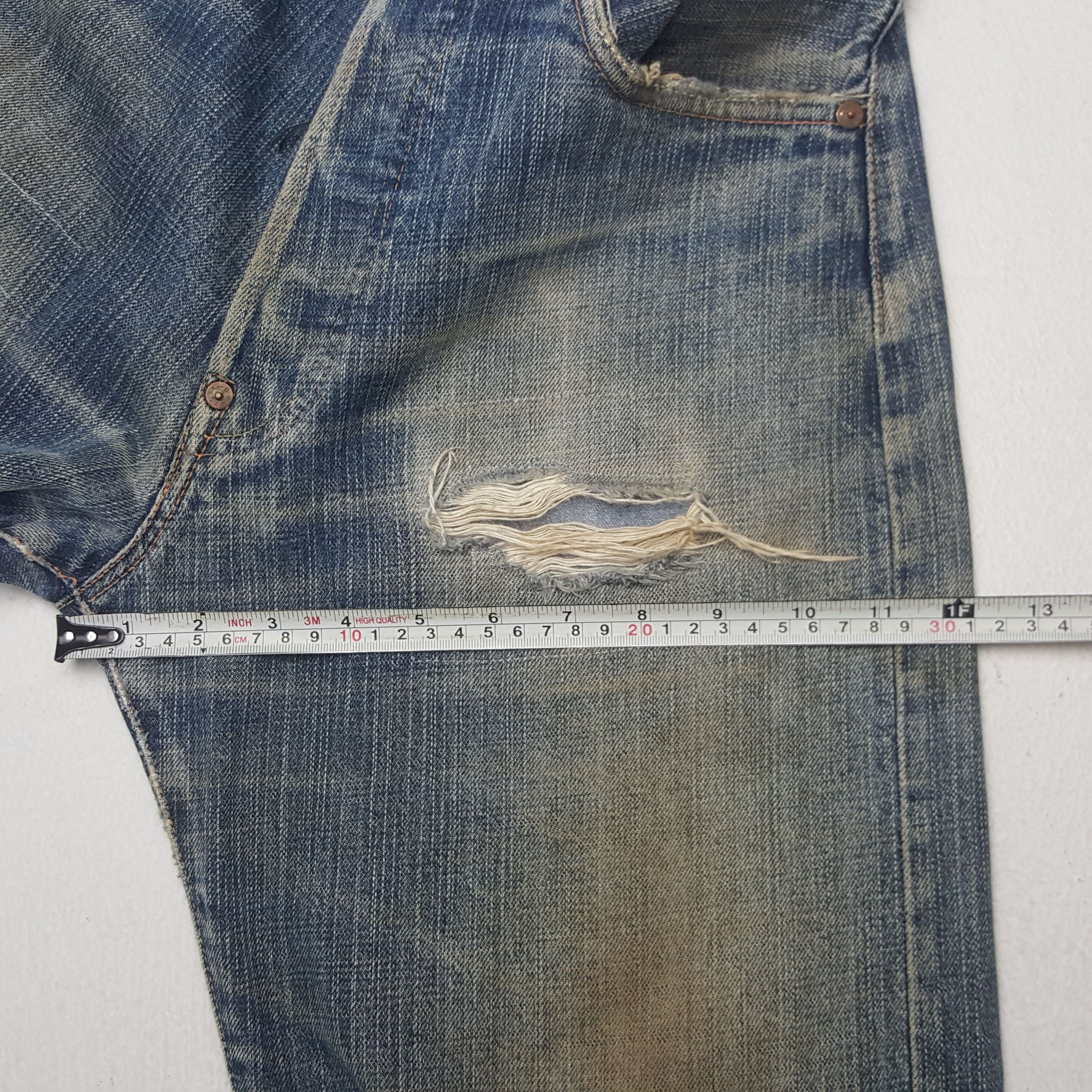 Evisu × Vintage Vintage Evisu X Mc Donald Japanese Daicock Denim Jeans Size US 28 / EU 44 - 11 Thumbnail