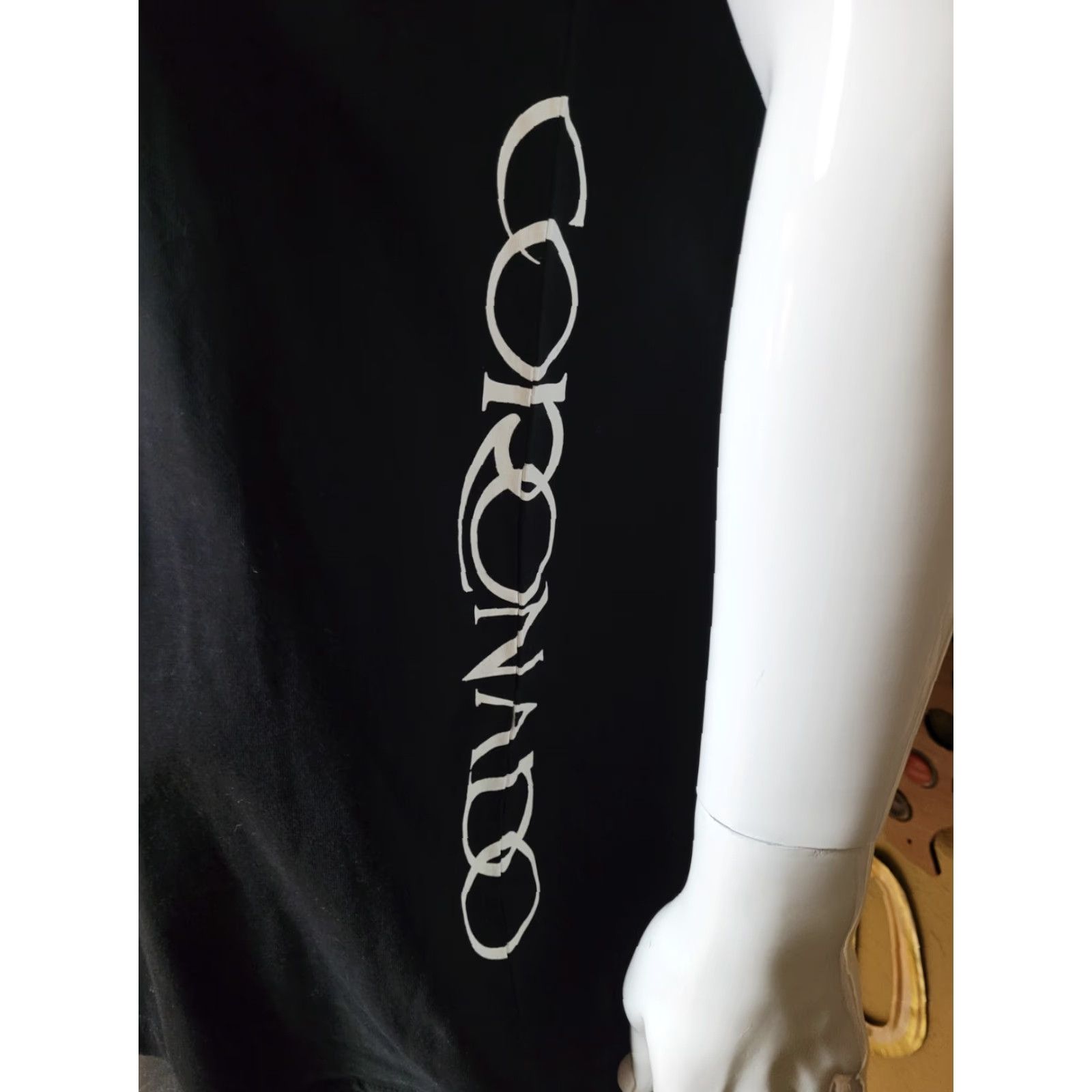Vintage Coronado T-Shirt Shirt Masonry Men Large Black 100% Cotton Logo Short Sleeve Crew Neck Size US L / EU 52-54 / 3 - 2 Thumbnail