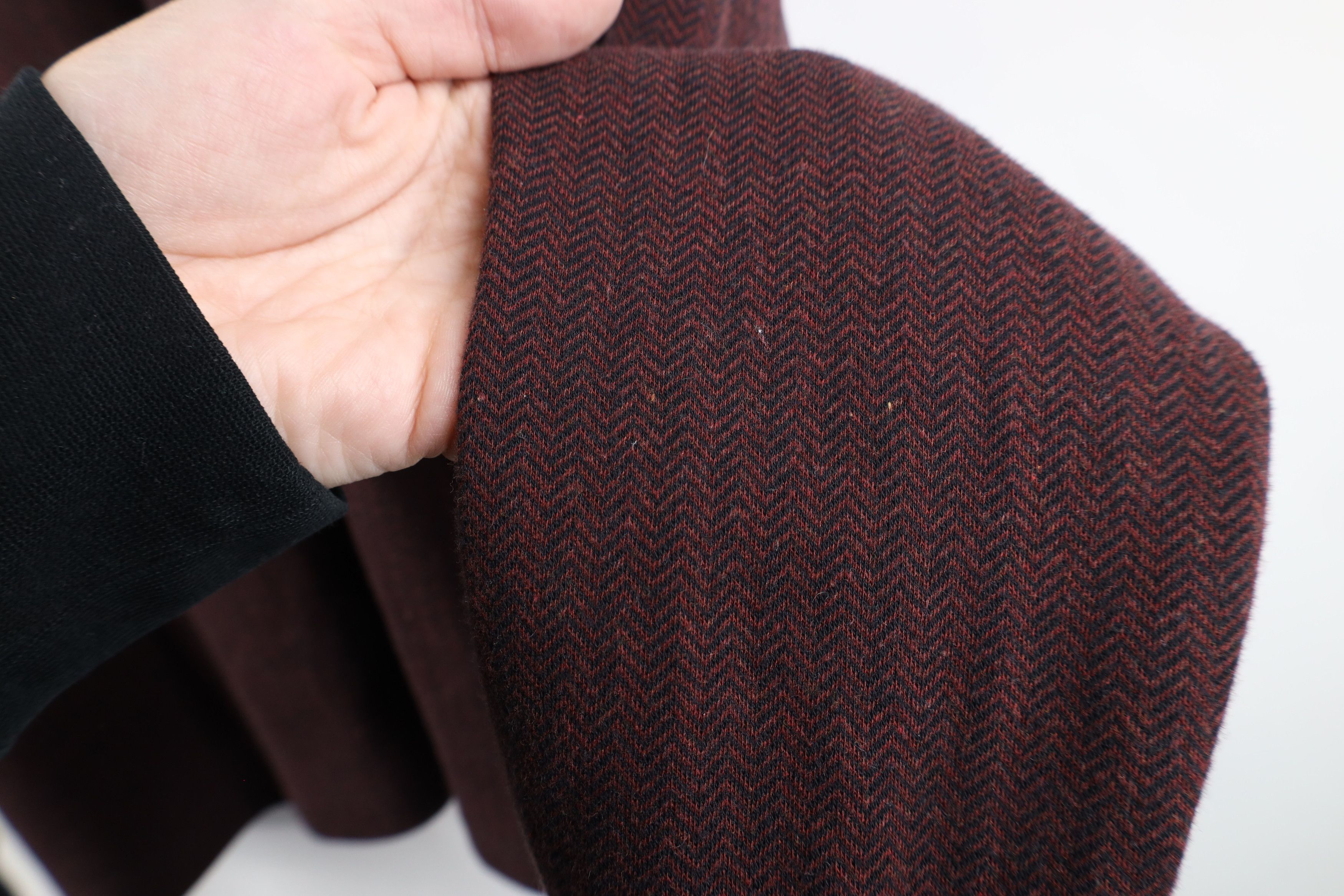 Lands' End × Vintage Vintage 90s Lands End Herringbone Long Sleeve Rugby Shirt Size US L / EU 52-54 / 3 - 7 Thumbnail