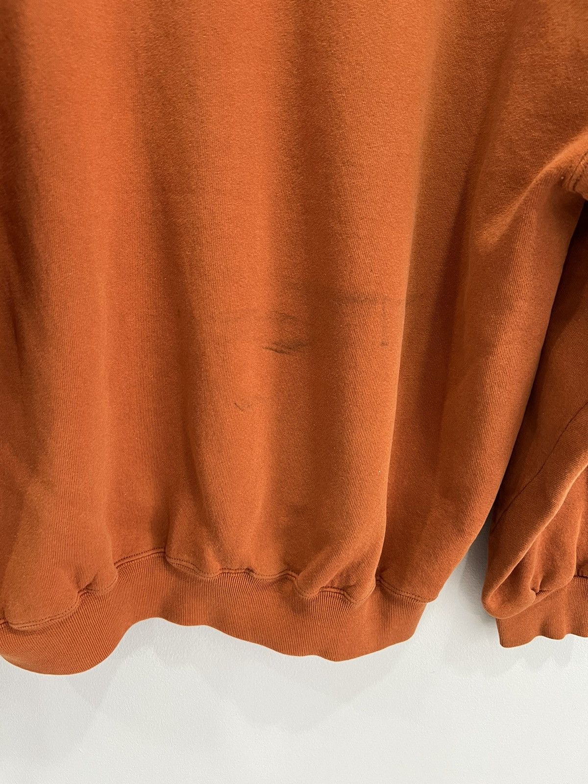 Russell Athletic Vintage 90s Russell Athletic Blank sweater crewneck orange Size US XL / EU 56 / 4 - 5 Thumbnail