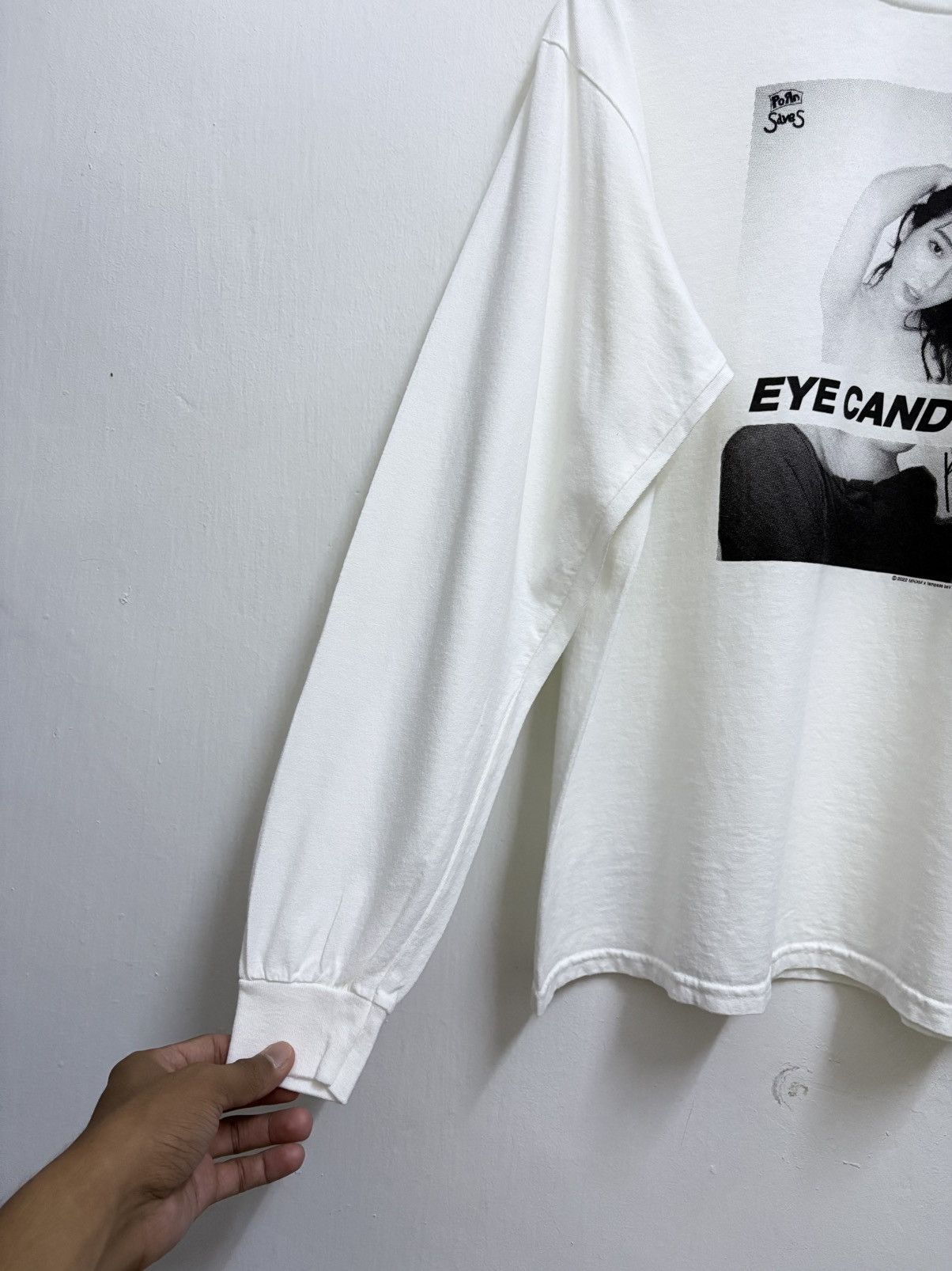 Hot Model Sex 2000's Porn Saves - Eye Candy ( Kahoku Ayaka ) L/S T-Shirt Size US L / EU 52-54 / 3 - 9 Thumbnail