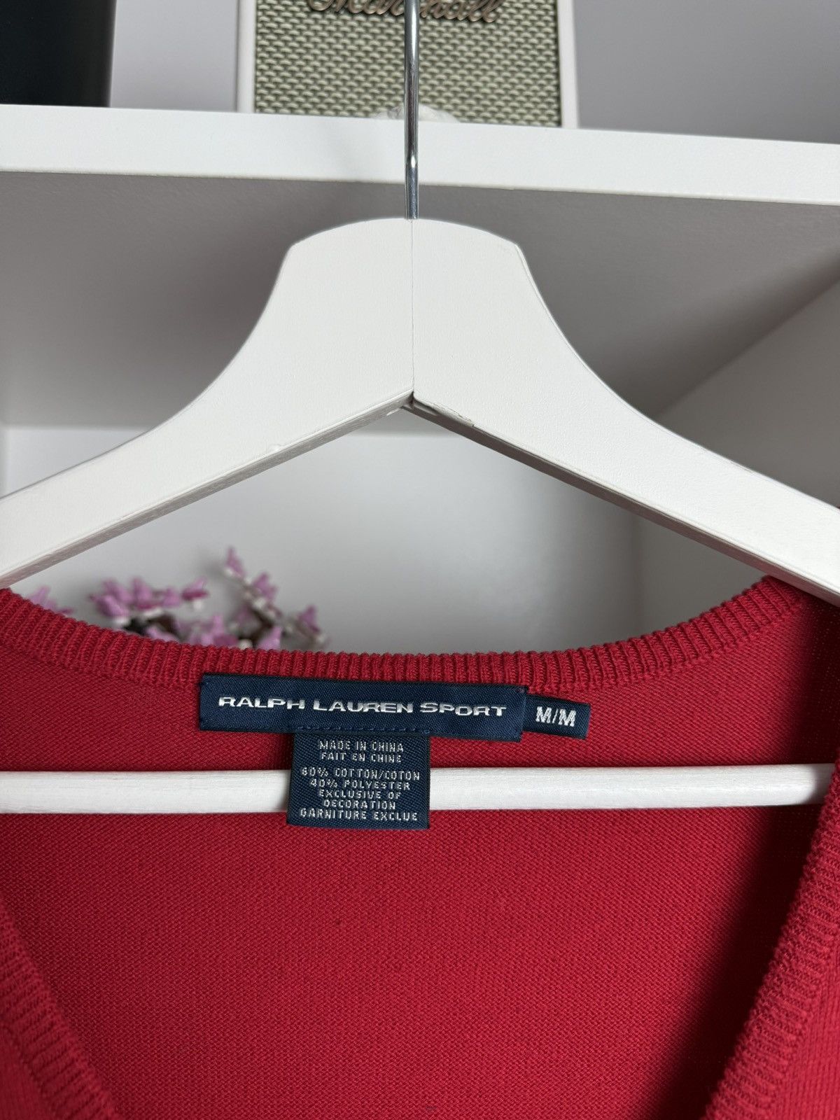 Polo Ralph Lauren × Ralph Lauren × Vintage Polo Ralph Lauren V-neck sweater M designer luxury Size US M / EU 48-50 / 2 - 5 Thumbnail