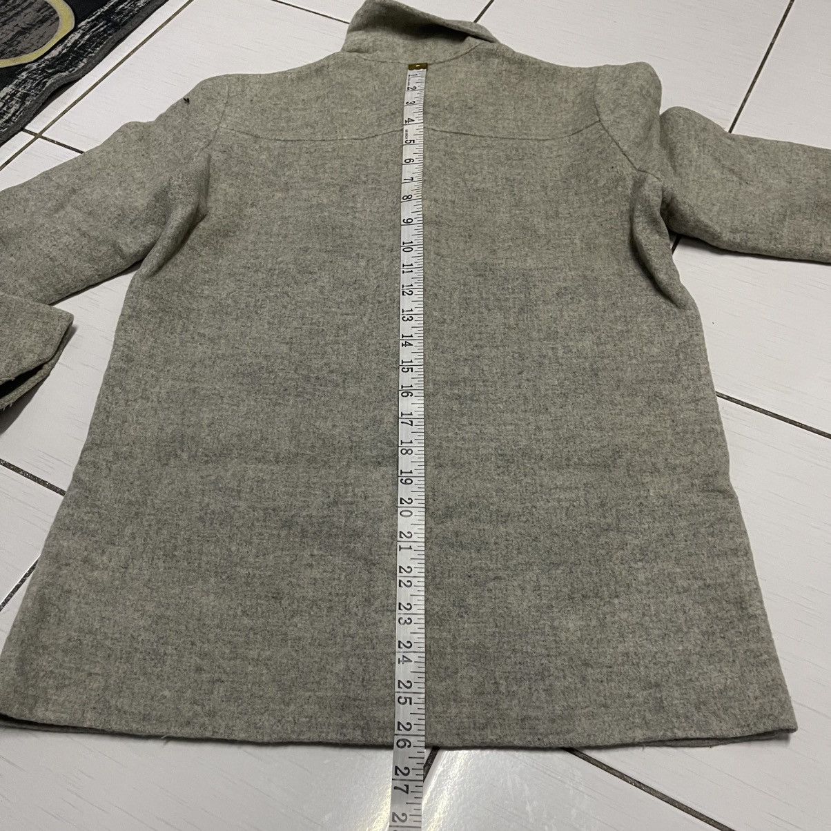 Issey Miyake TSUMORI CHISATO SNAP BUTTON WOOL SHIRT #7871-186 Size S / US 4 / IT 40 - 12 Thumbnail