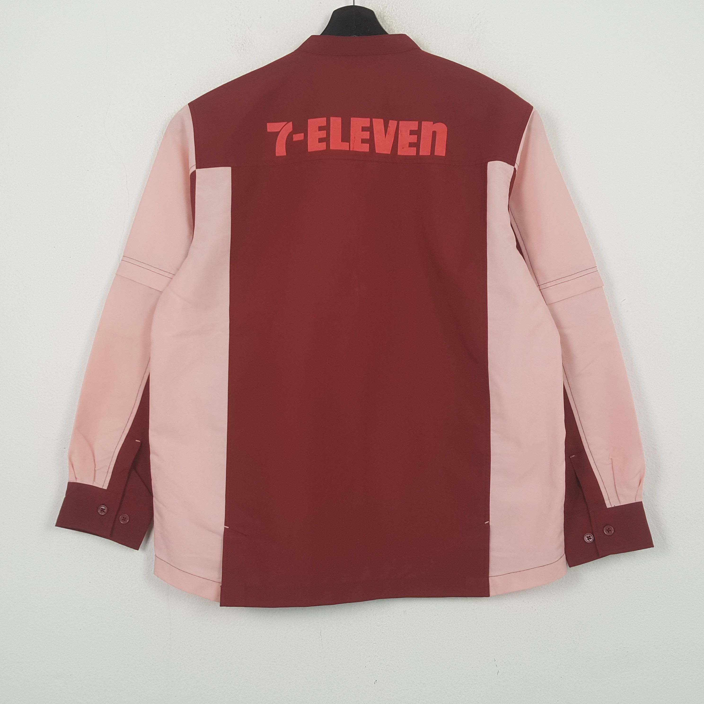Vintage 7 Eleven Japanese Workwear Uniform Jacket RR26 Size US L / EU 52-54 / 3 - 1 Thumbnail