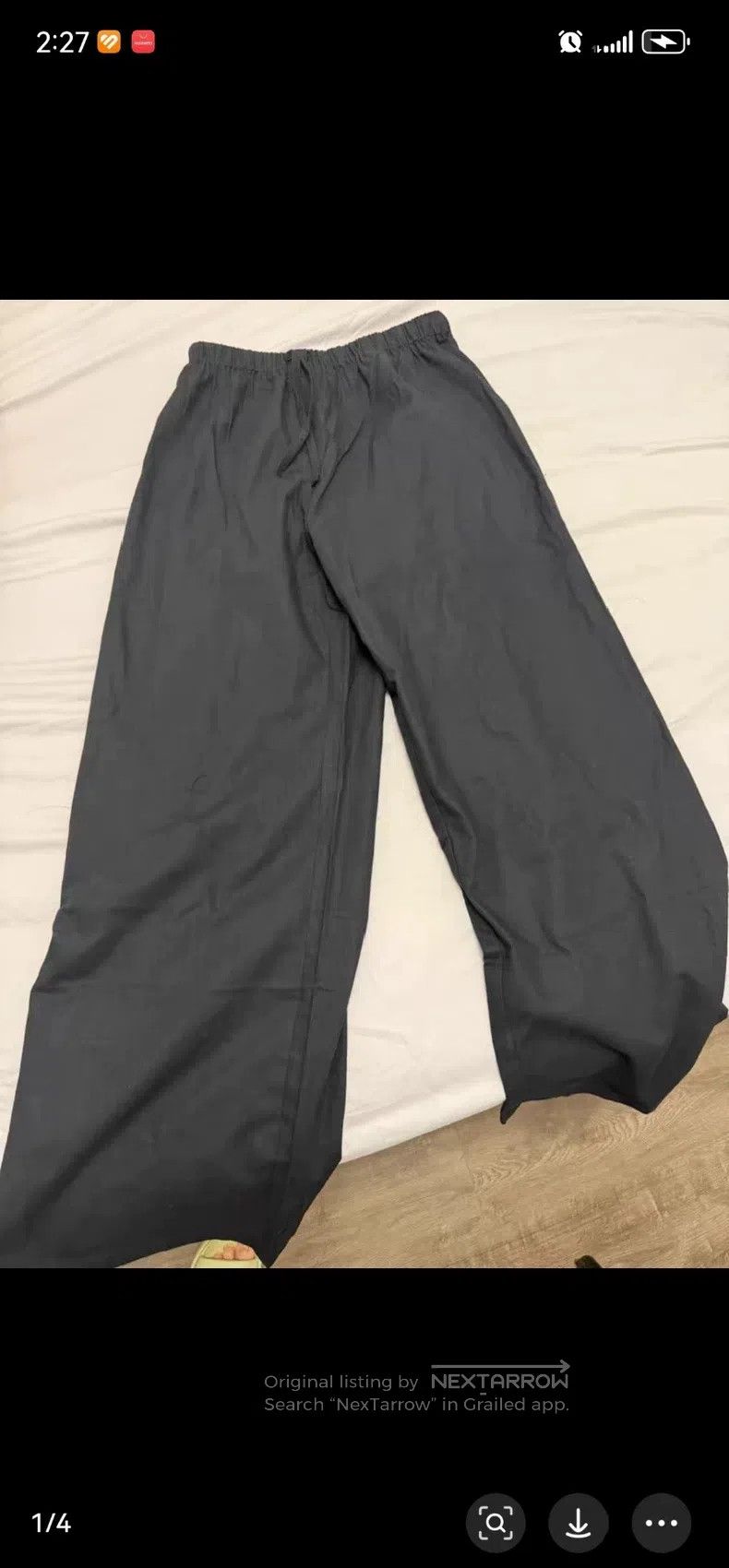 The Row The Row Linen Black Wide Leg Pants Size 25" / US 0 / IT 36 - 1 Thumbnail