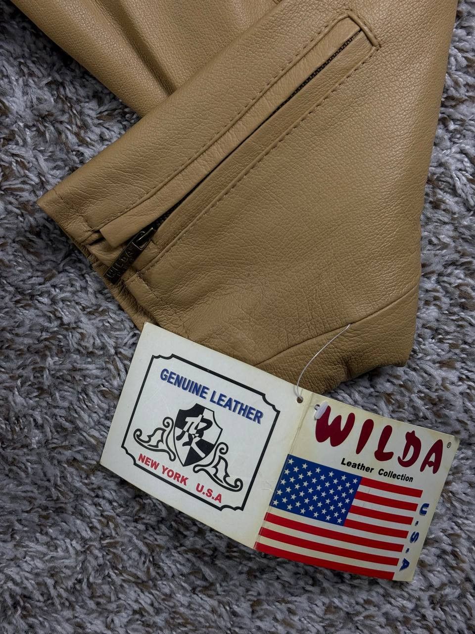 Genuine Leather WILDA Genuine Leather Racing Jacket Moto Biker Patches Size US XXL / EU 58 / 5 - 7 Thumbnail